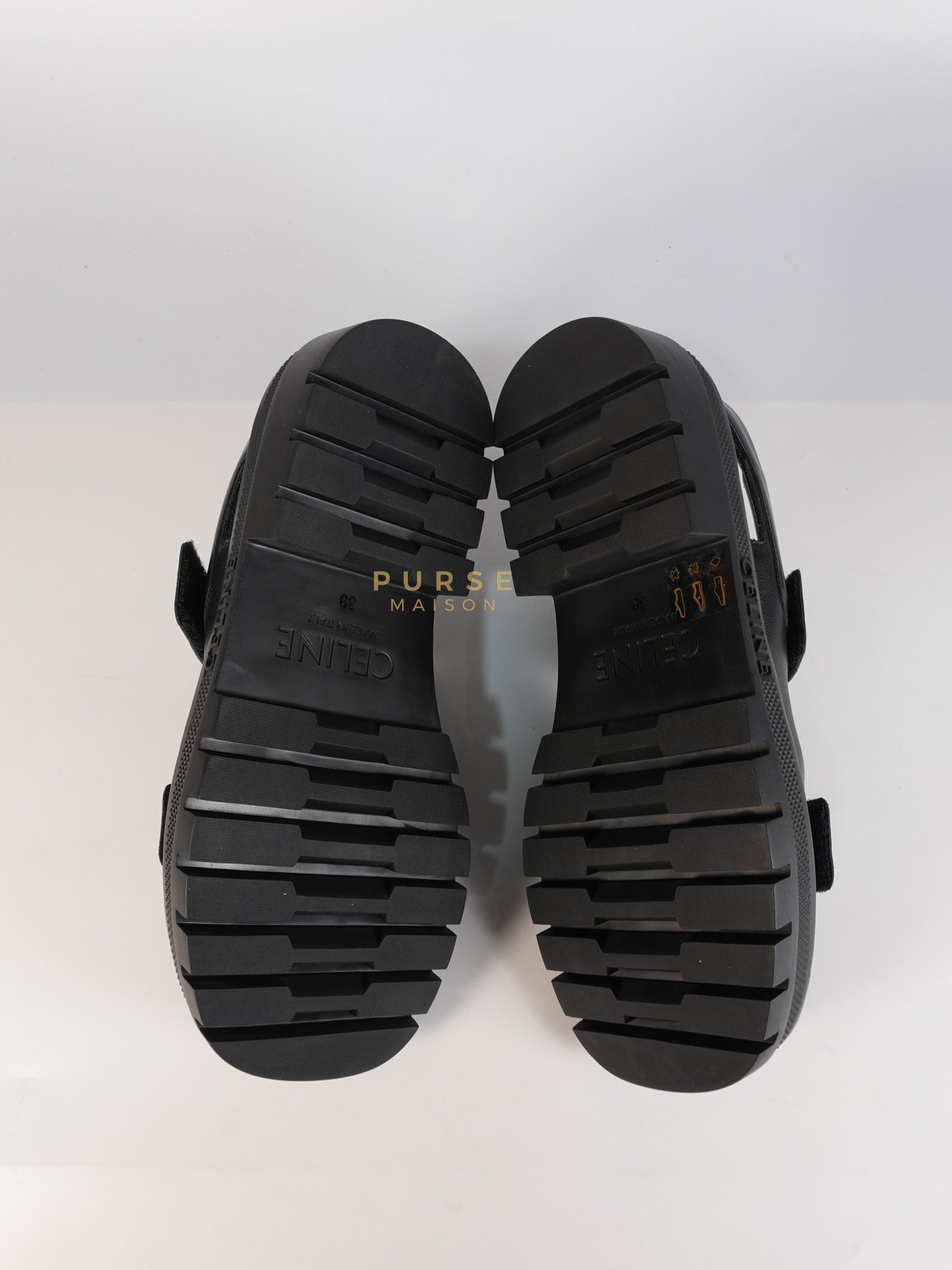 Leo Scratch Sandals in Black Size 39 EU (25cm) | Purse Maison Luxury Bags Shop