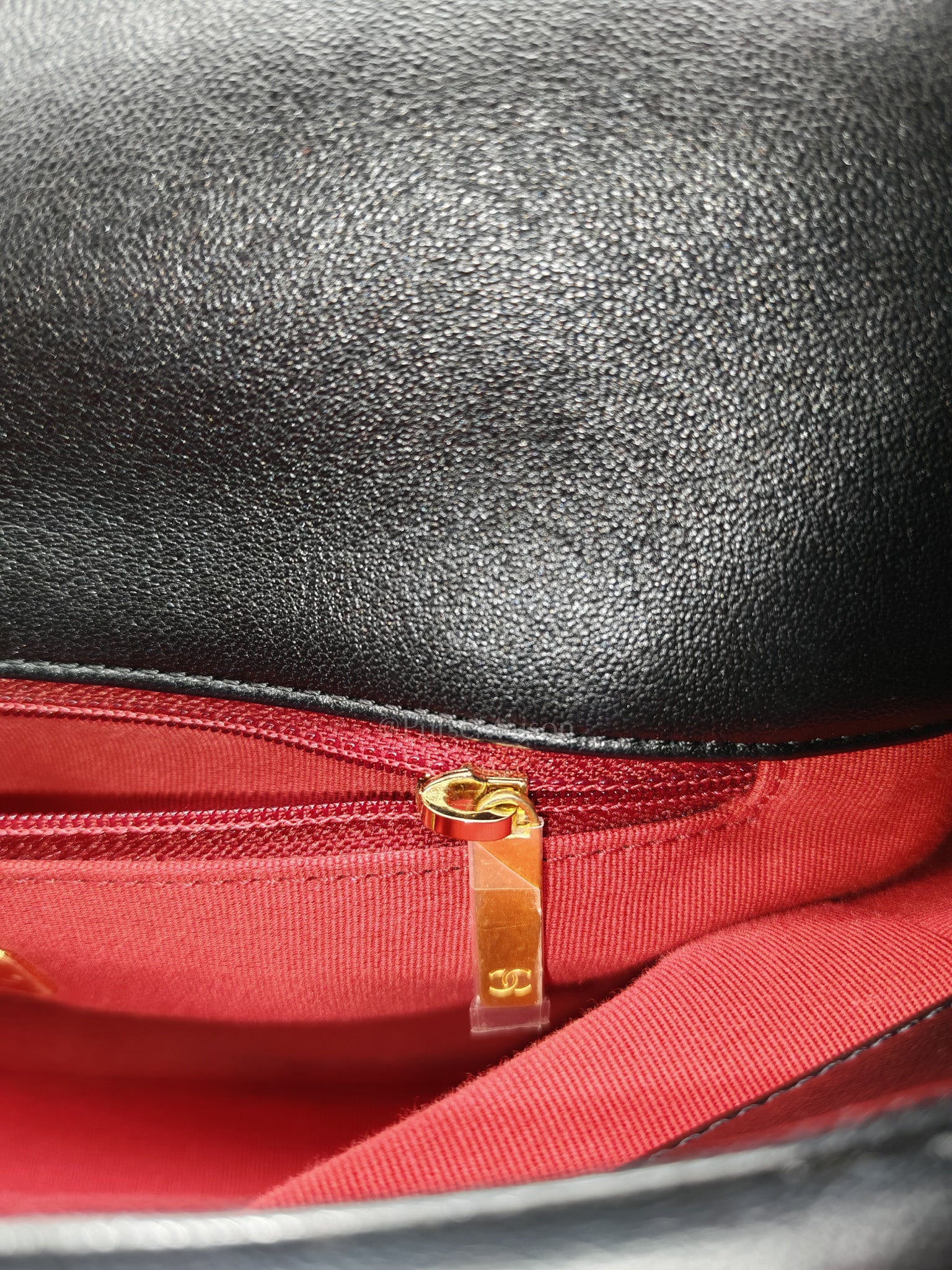 19 Large in Black Quilted Lambskin Leather and Mixed Hardware (Microchip)