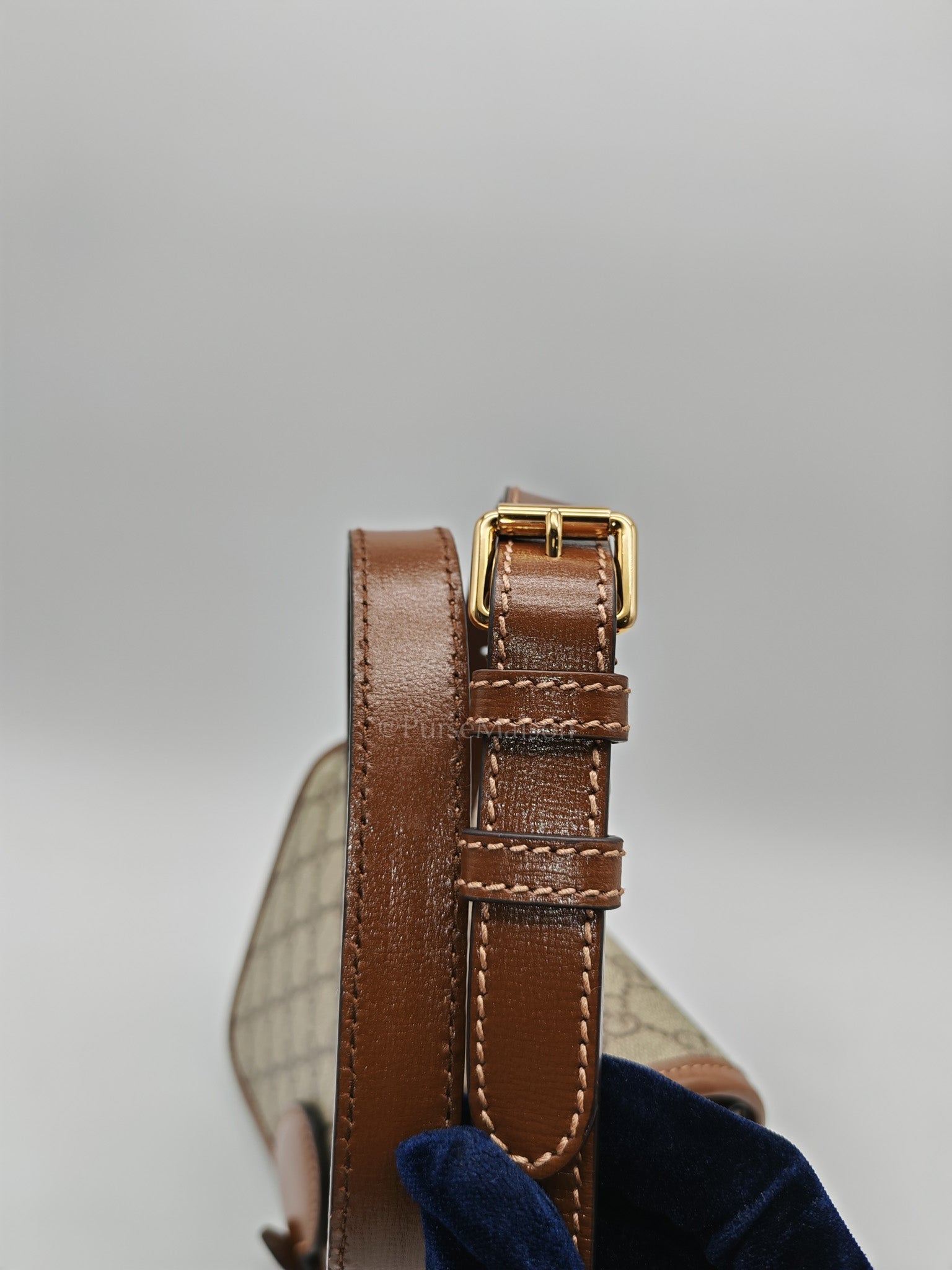 Supreme Monogram Canvas Azalea Calfskin Retro Crossbody Bag