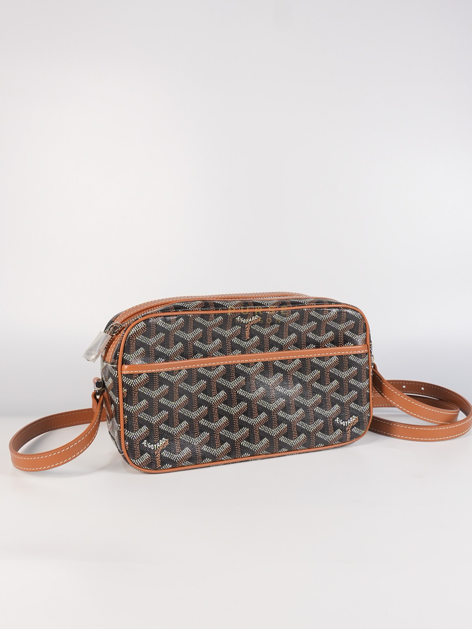 Cap Vert Tan in Goyardine Canvas Crossbody Bag