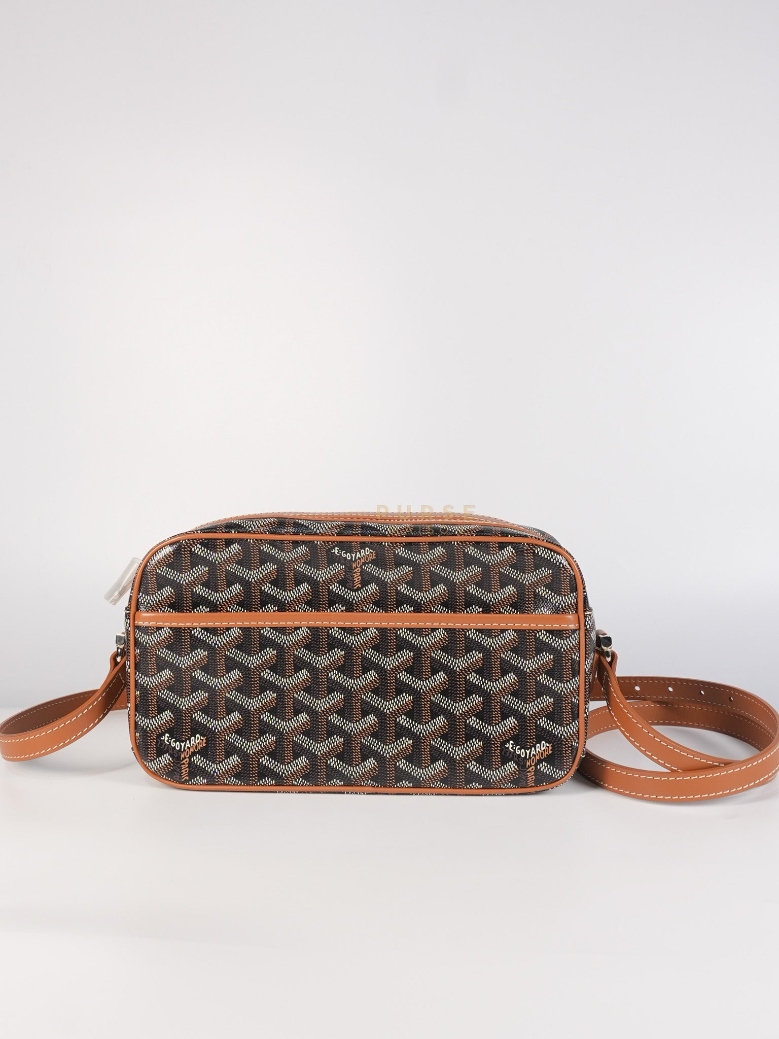 Cap Vert Tan in Goyardine Canvas Crossbody Bag