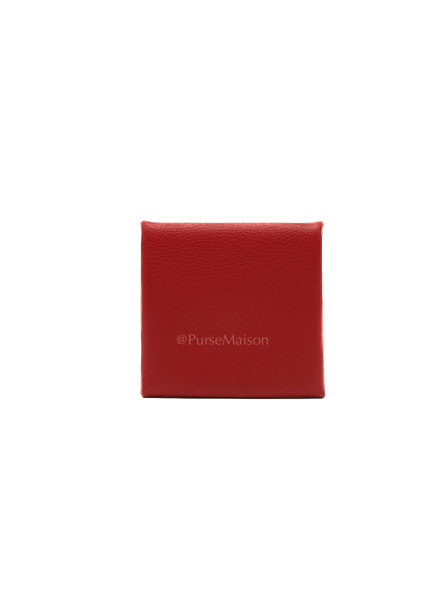 Bastia Change Purse in Rouge Casaque Evercolor Leather Stamp Y (2020)