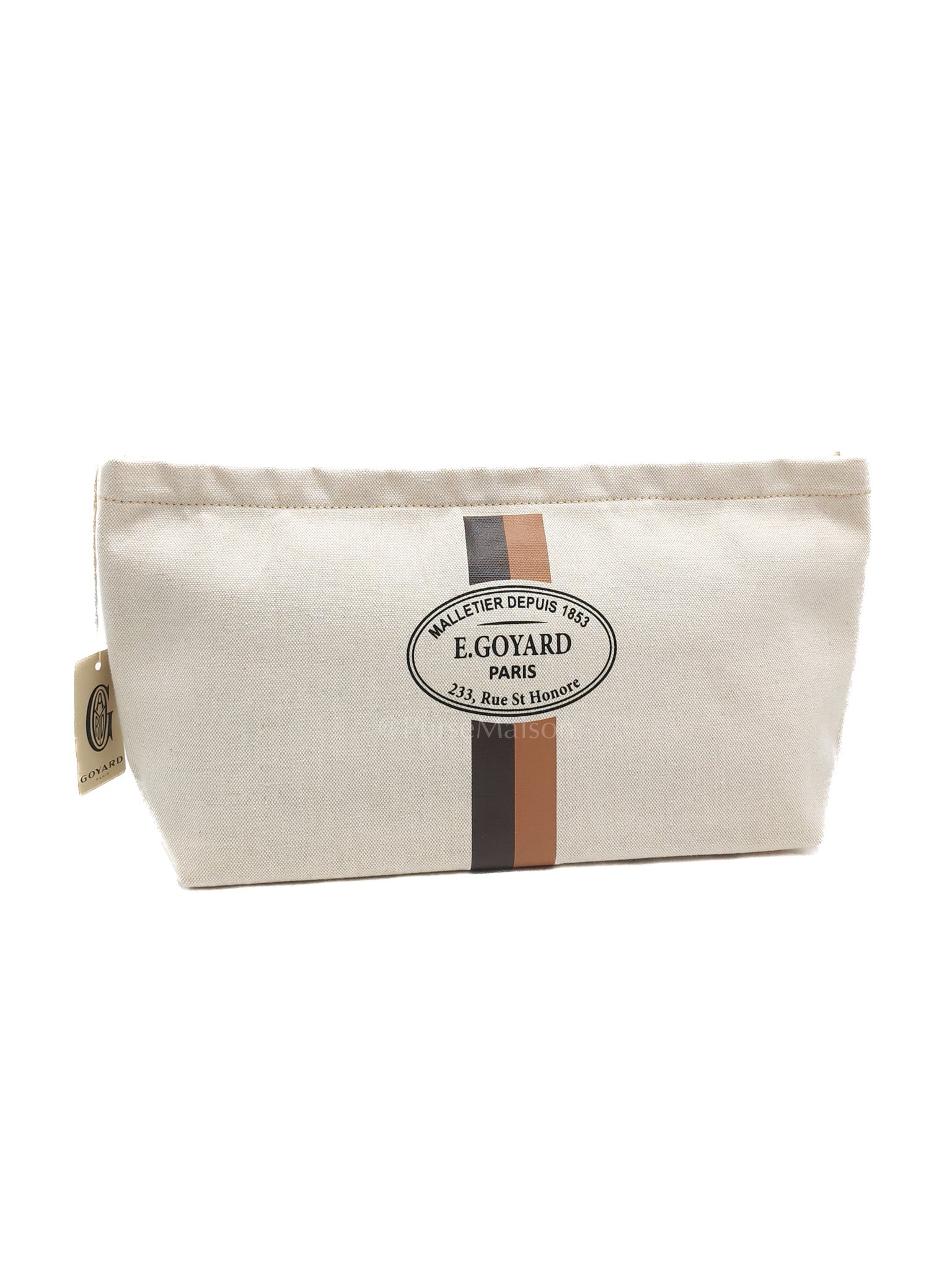 Necessaire Pouch in Linen and Cotton Bag Organizer