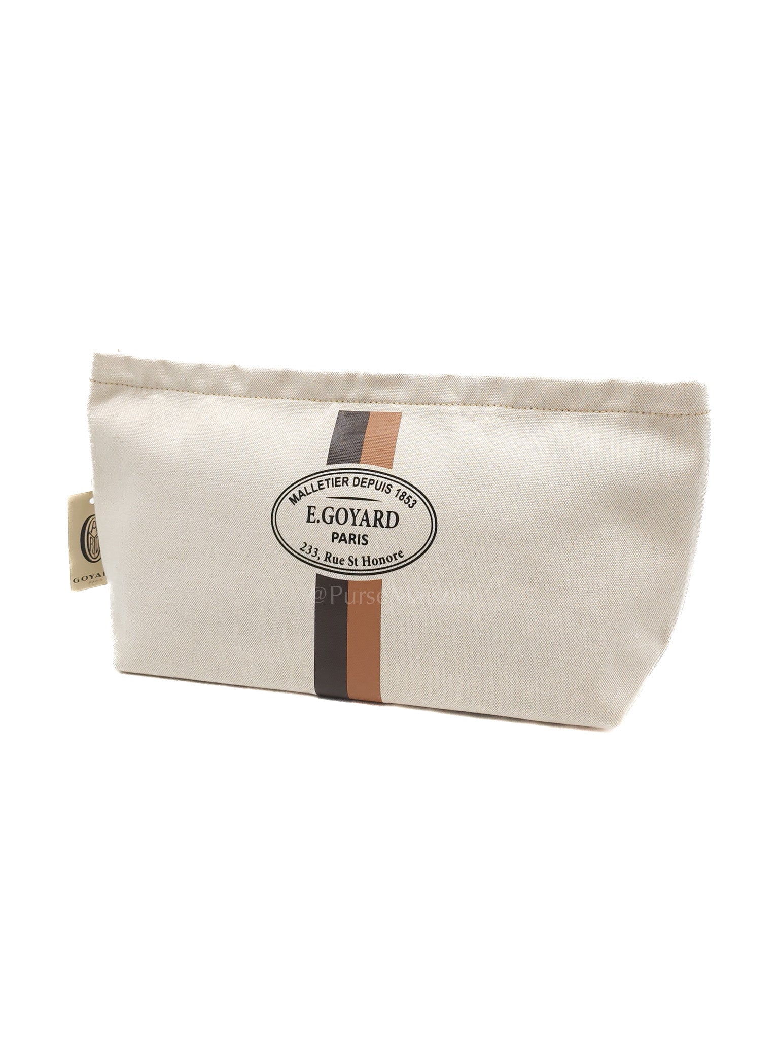 Necessaire Pouch in Linen and Cotton Bag Organizer