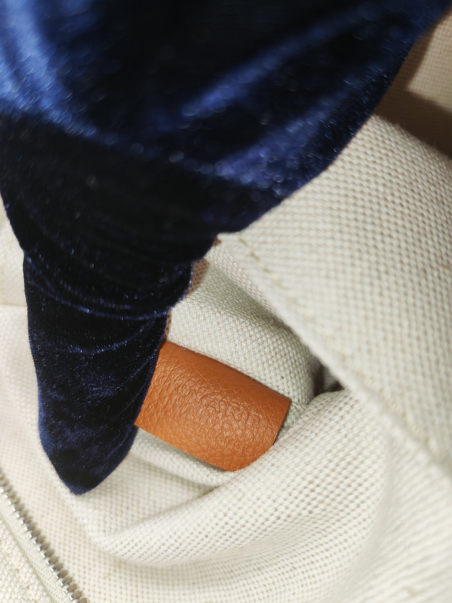 Necessaire Pouch in Linen and Cotton Bag Organizer