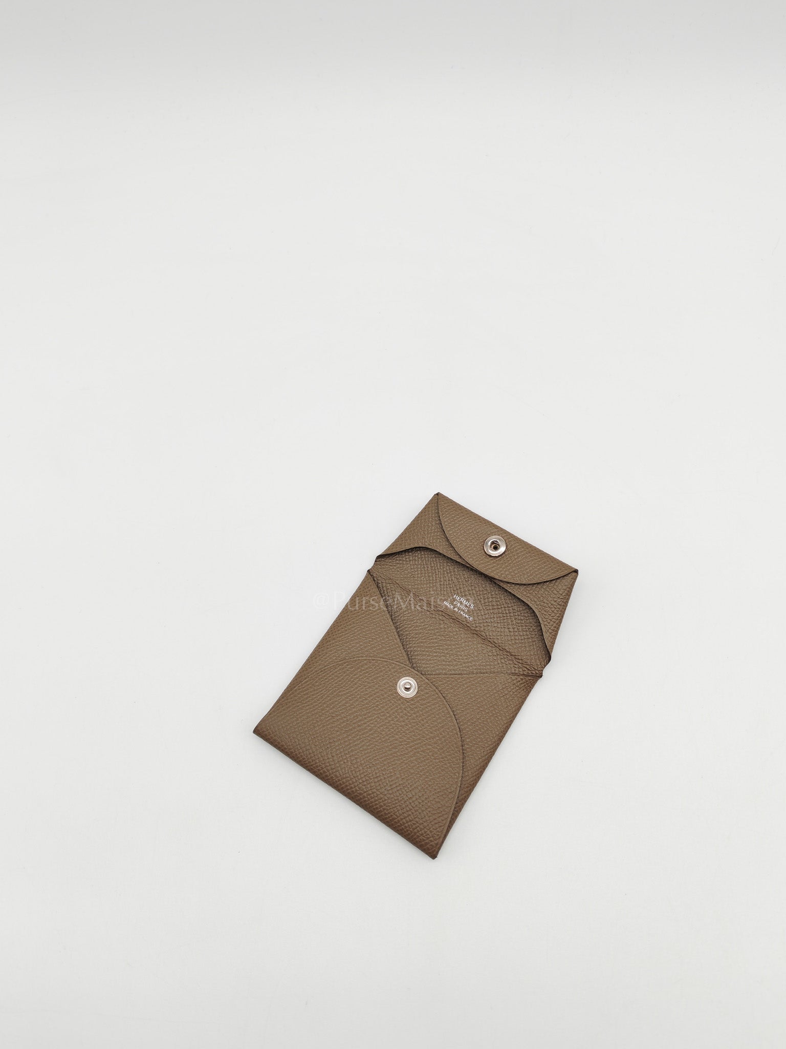 Bastia Change Purse in Alezan Evercolor Leather Stamp Y (2020)