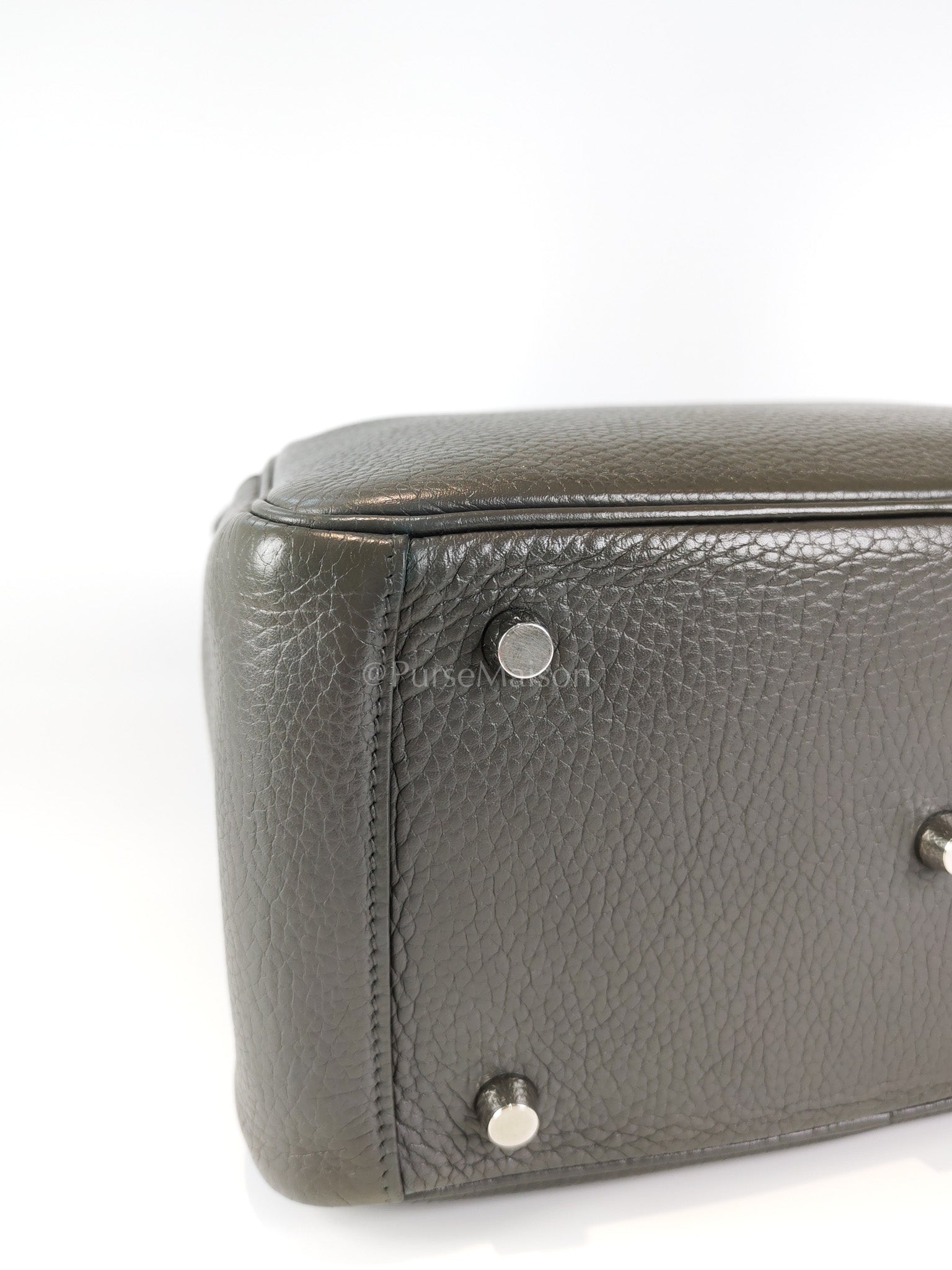 Lindy 26 Etain in Clemance Leather and Palladium Hardware Stamp X (2016) | Purse Maison Luxury Bags Shop