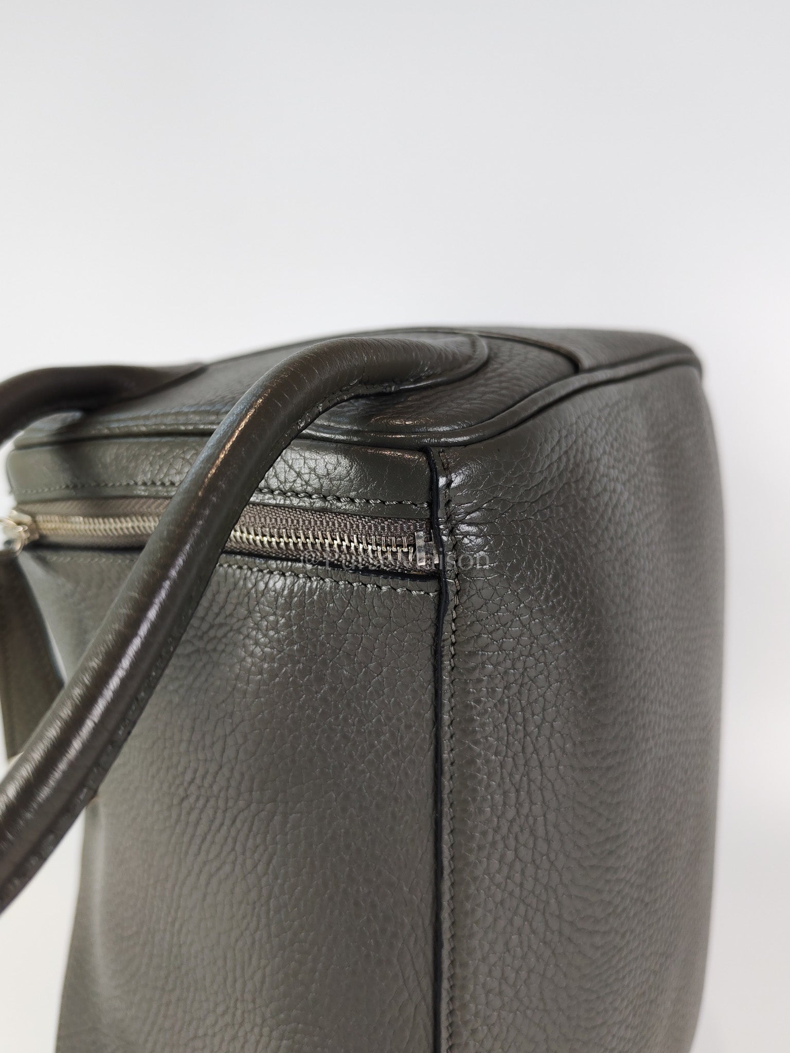 Lindy 26 Etain in Clemance Leather and Palladium Hardware Stamp X (2016) | Purse Maison Luxury Bags Shop