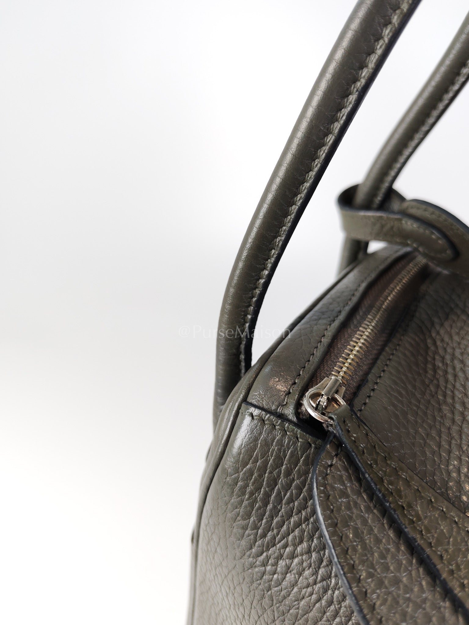 Lindy 26 Etain in Clemance Leather and Palladium Hardware Stamp X (2016) | Purse Maison Luxury Bags Shop