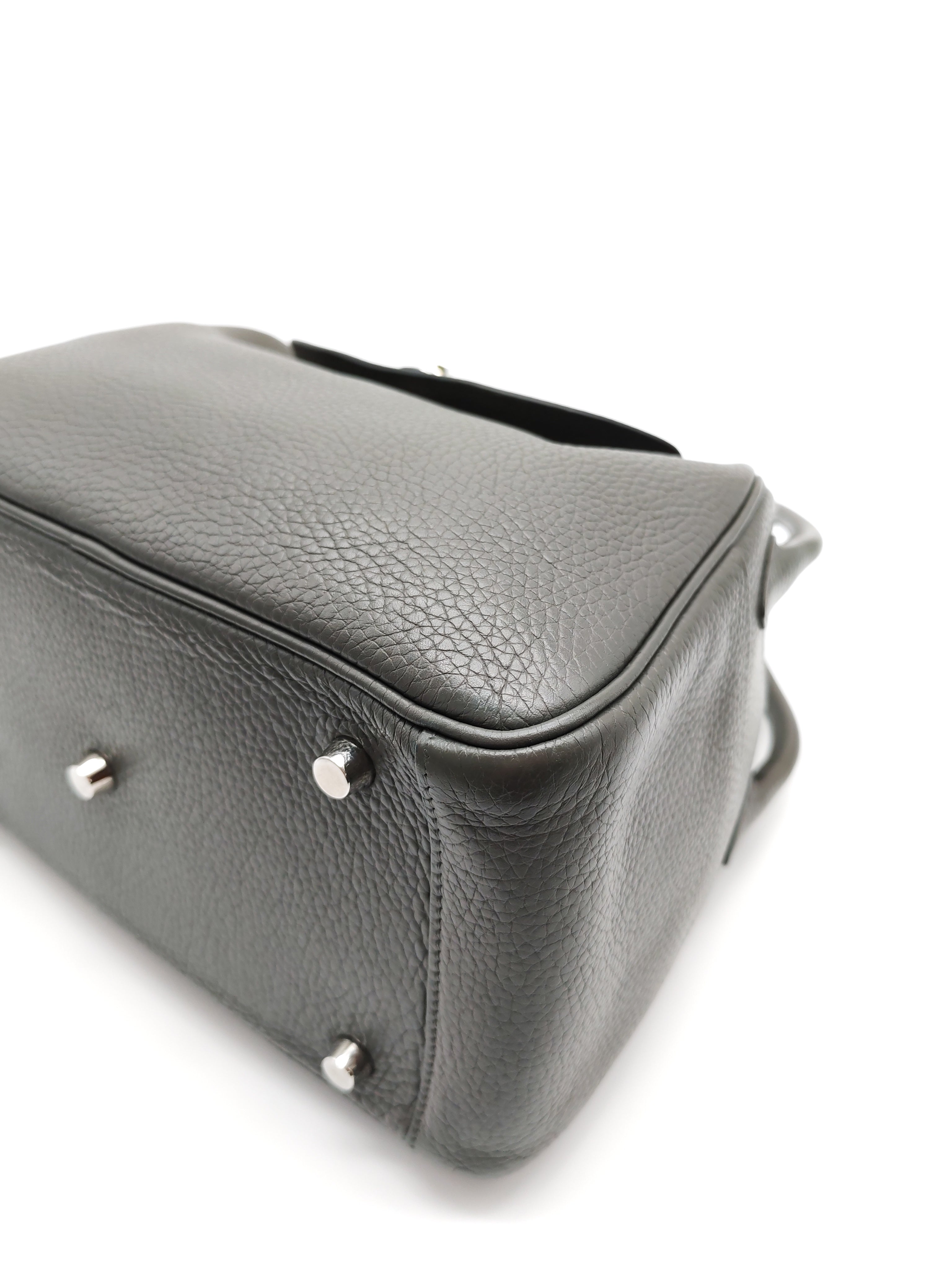 Lindy 26 Etain in Clemance Leather and Palladium Hardware Stamp X (2016) | Purse Maison Luxury Bags Shop