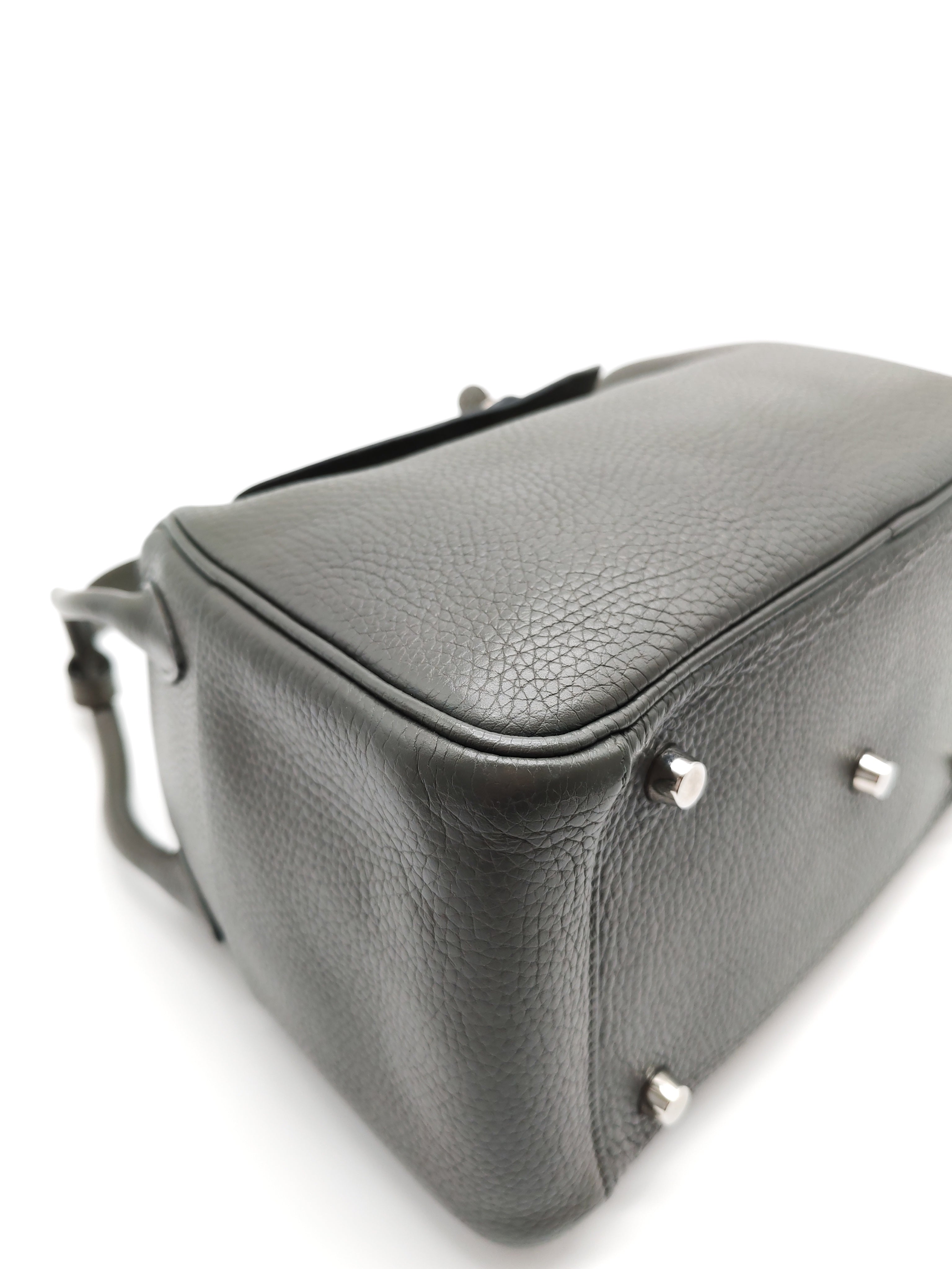 Lindy 26 Etain in Clemance Leather and Palladium Hardware Stamp X (2016) | Purse Maison Luxury Bags Shop