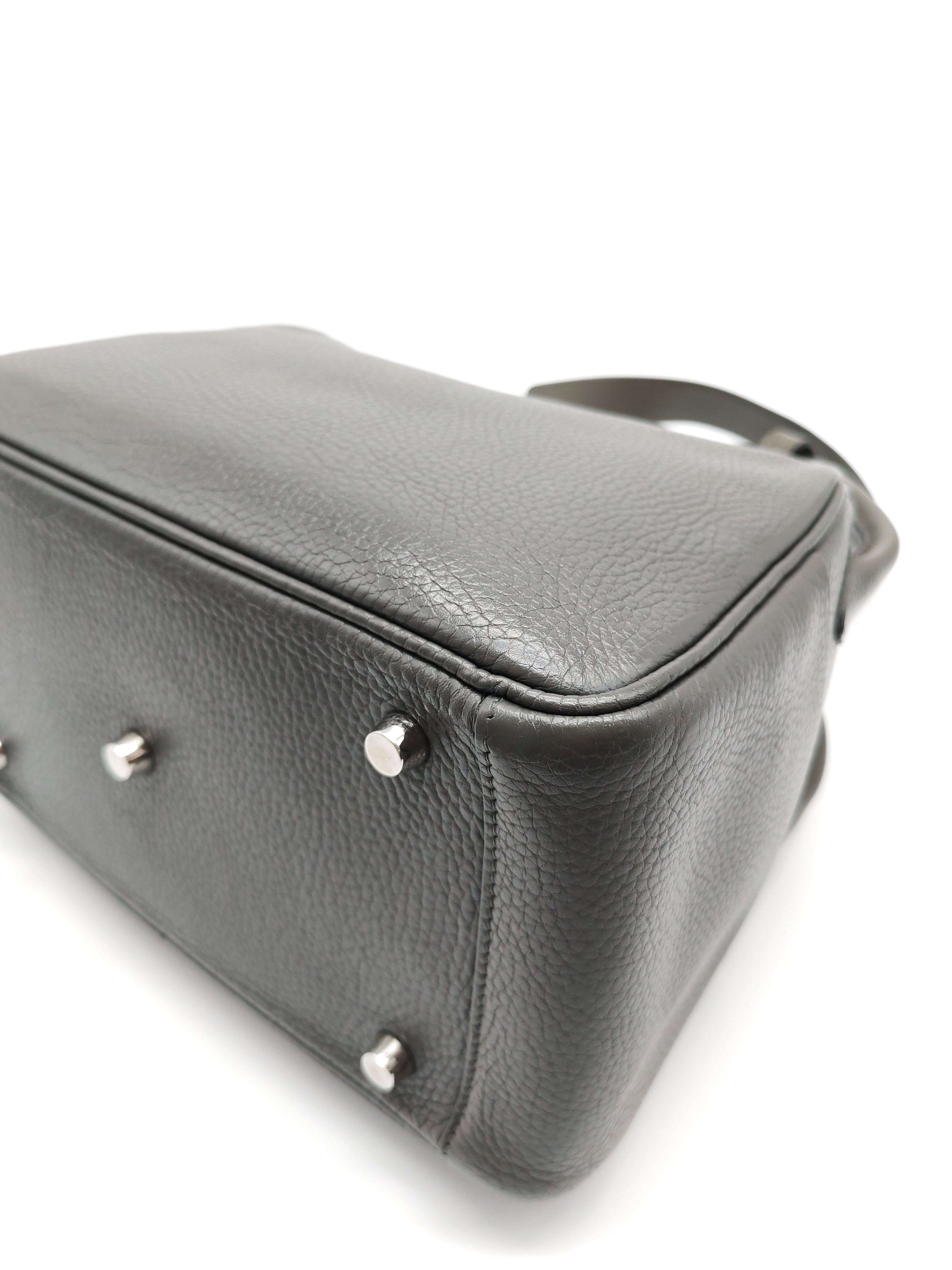 Lindy 26 Etain in Clemance Leather and Palladium Hardware Stamp X (2016) | Purse Maison Luxury Bags Shop