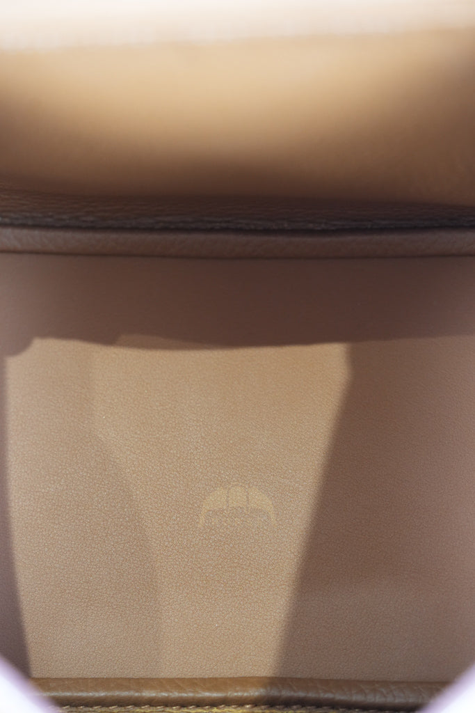 Lindy 26 in Gold Clemence Leather Palladium Hardware Stamp W(2024) | Purse Maison Luxury Bags Shop