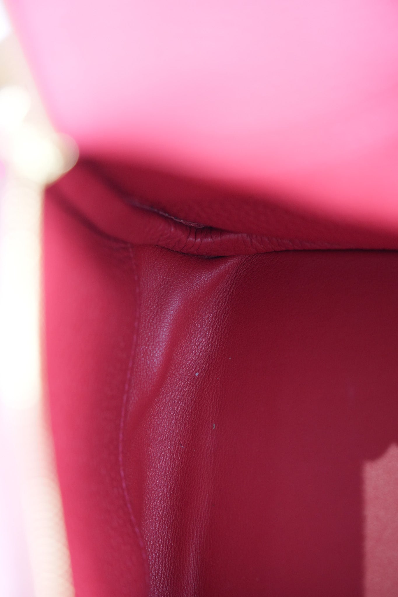 Lindy 26 in Red Clemence Leather and Gold Hardware Stamp C (2018) | Purse Maison Luxury Bags Shop