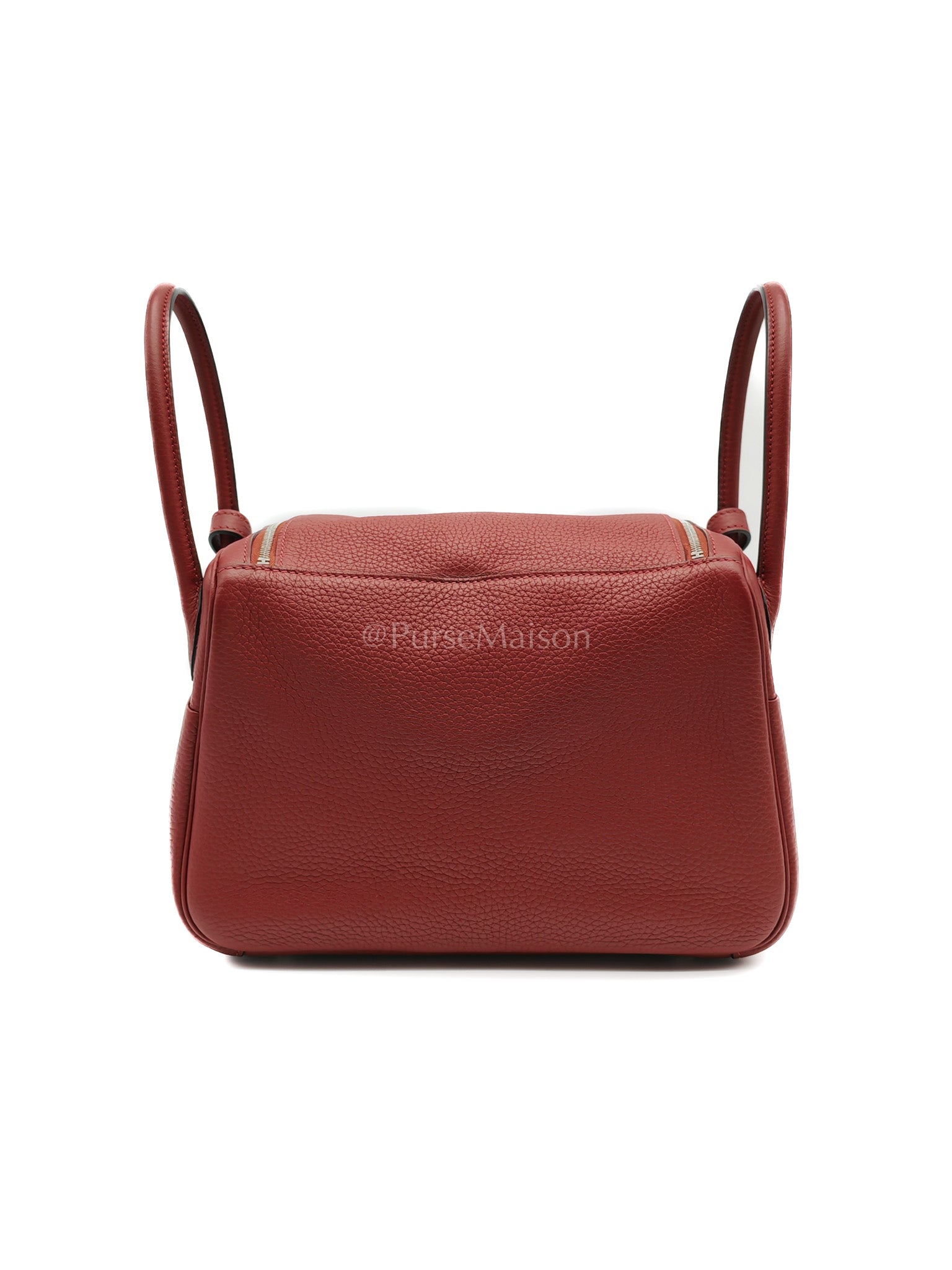Lindy 26 Rouge H Clemence in Palladium Hardware Stamp W(2024) | Purse Maison Luxury Bags Shop