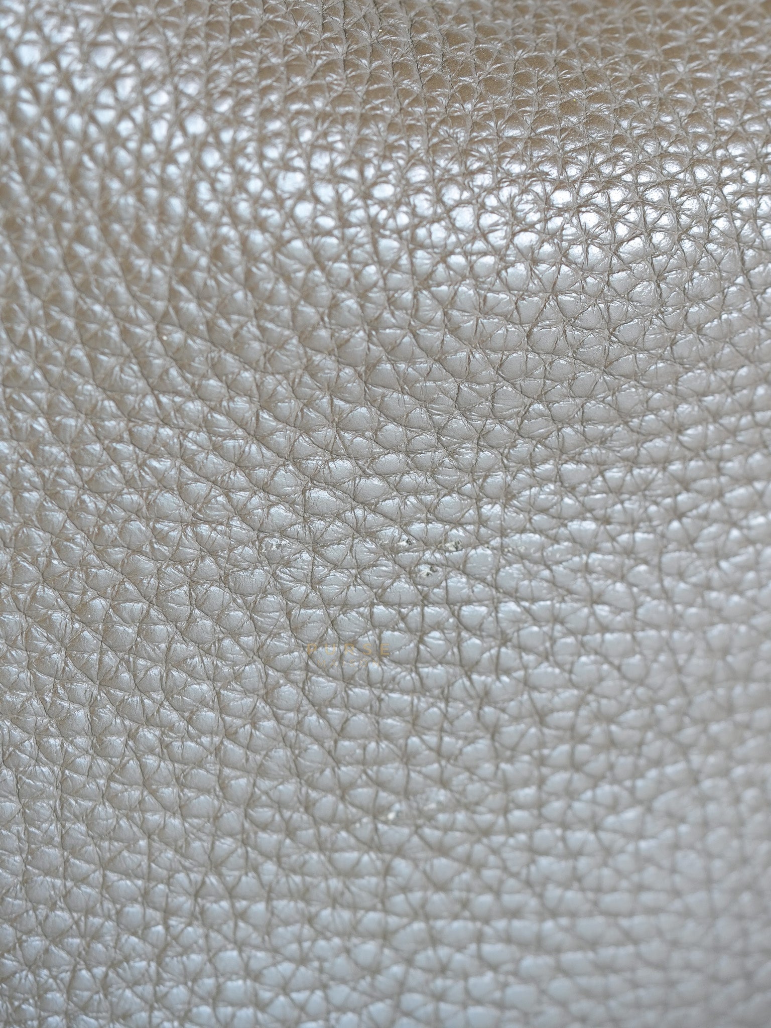 Lindy 30 in Etoupe Clemence Leather & Palladium Hardware Stamp A(2017) | Purse Maison Luxury Bags Shop