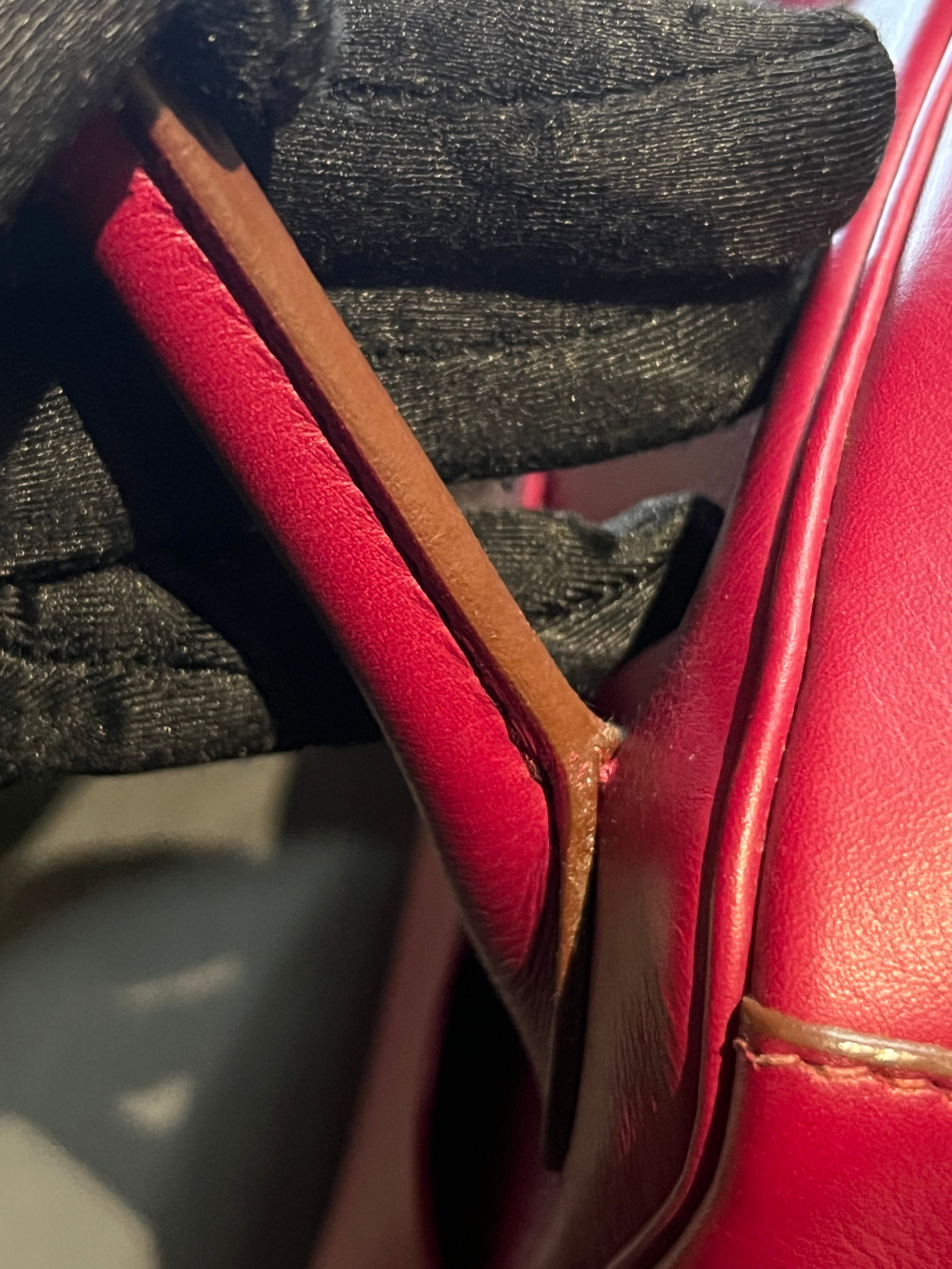 Lindy 34 in Vibrant Magenta Swift Leather & Palladium Hardware Stamp Square O (2011) | Purse Maison Luxury Bags Shop