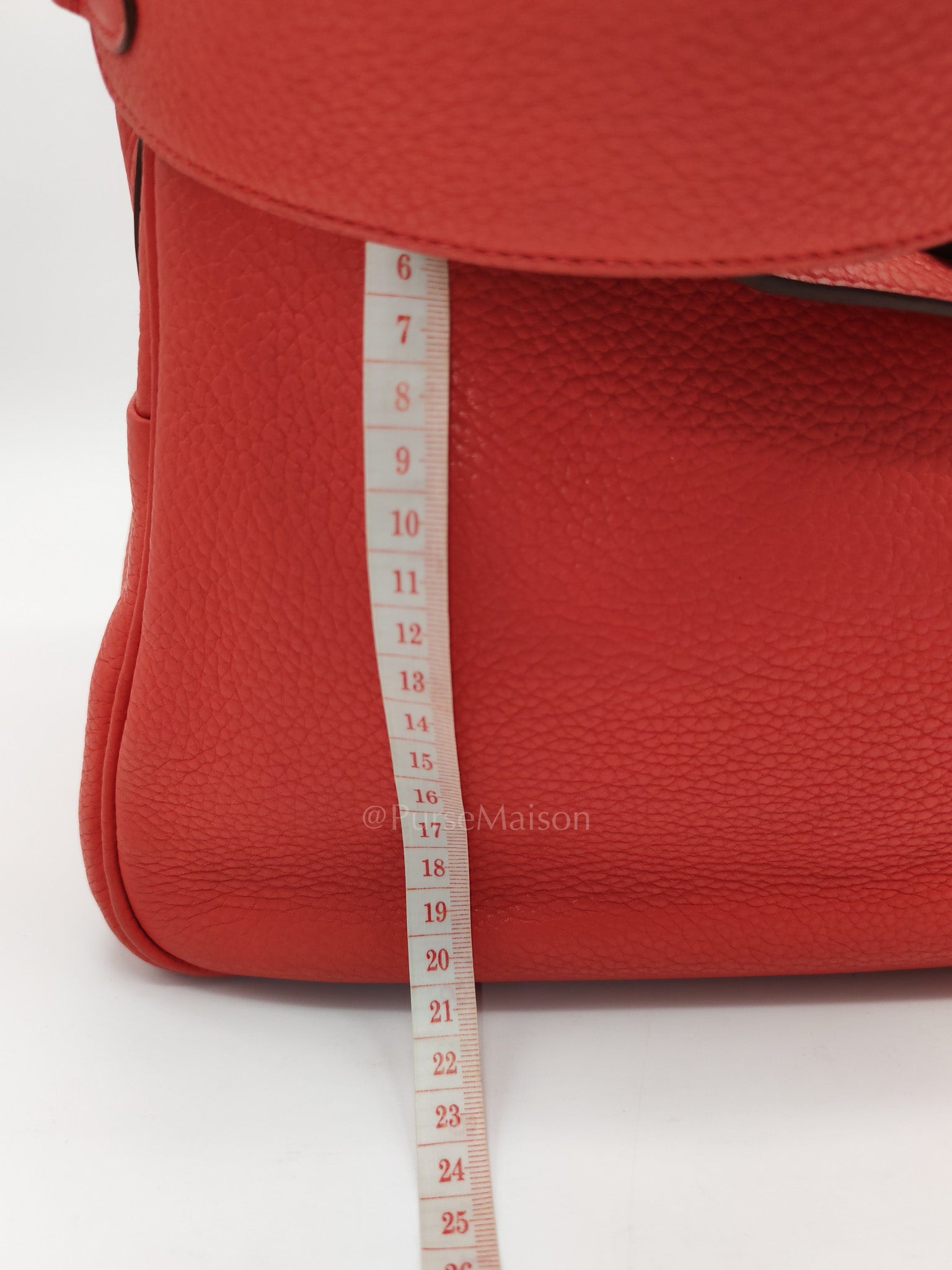 Lindy 34 Salmon Pink Clemence Leather in Palladium Hardware Stamp N Square(2010) | Purse Maison Luxury Bags Shop