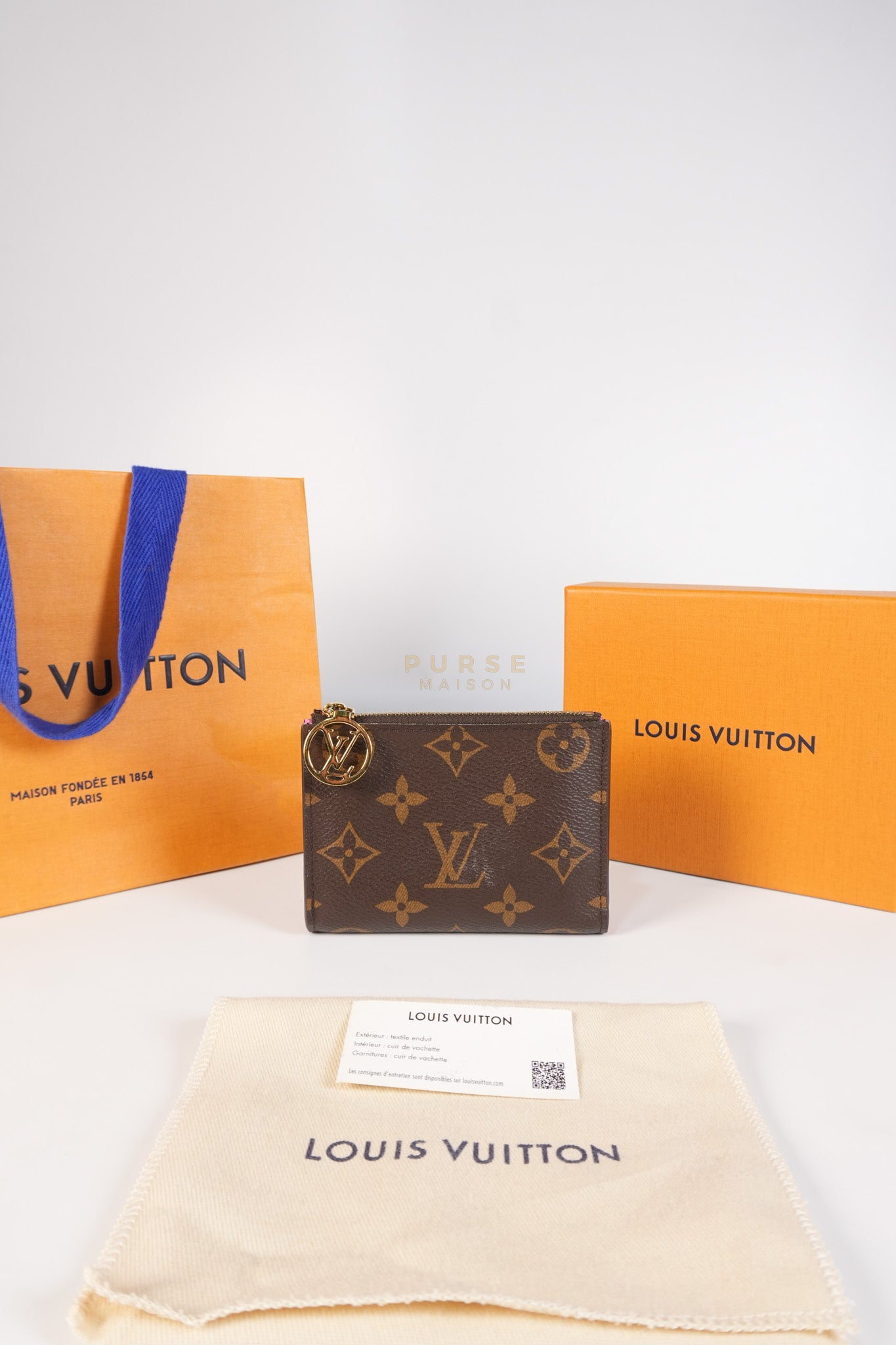 Lisa Wallet in Monogram Canvas (Microchip) | Purse Maison Luxury Bags Shop