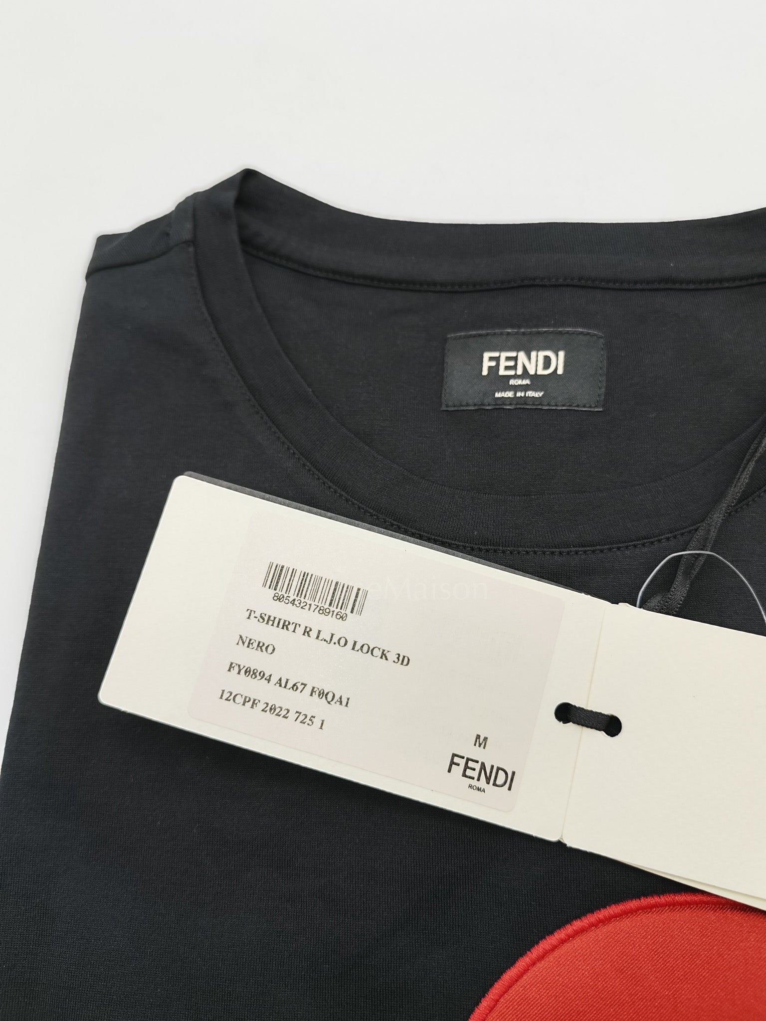 Locked T-Shirt in Black Size M | Purse Maison Luxury Bags Shop