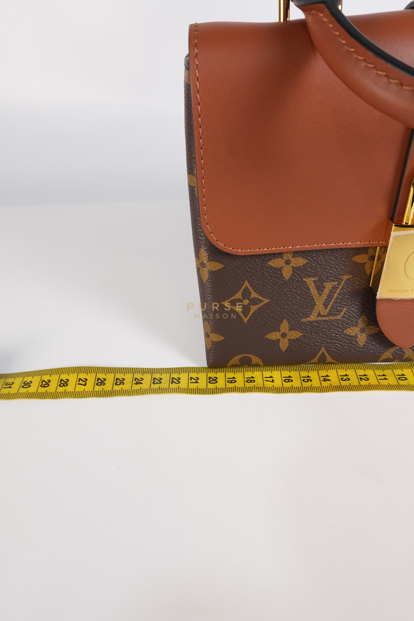 Locky BB Monogram Canvas and Smooth Brown Leather (Microchip) | Purse Maison Luxury Bags Shop