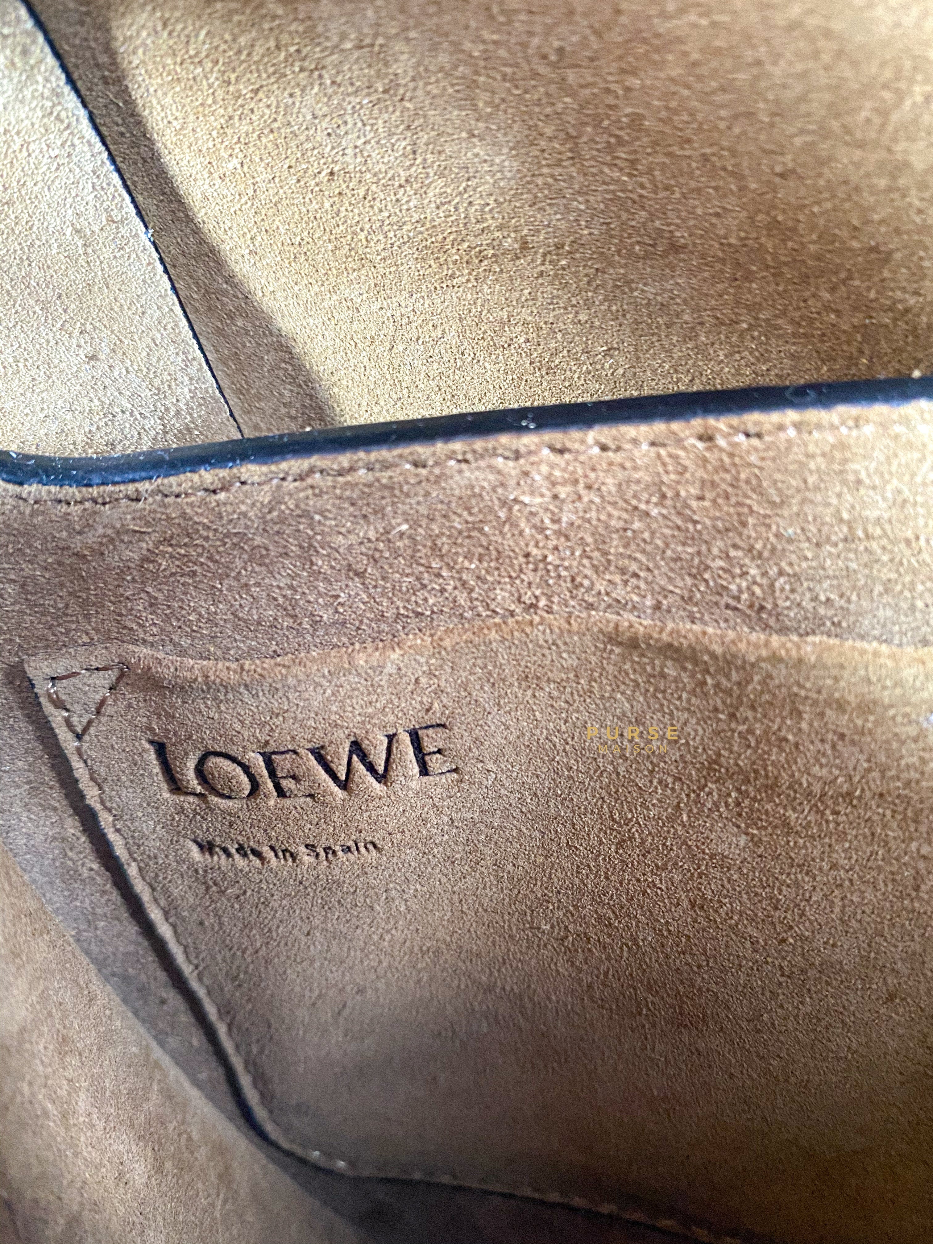 Loewe Gate Small in Red/White/Gray Leather