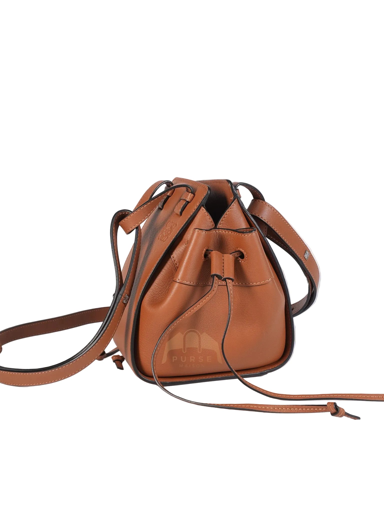 Hammock Mini in Tan Calfskin Leather Crossbody Bag | Purse Maison Luxury Bags Shop
