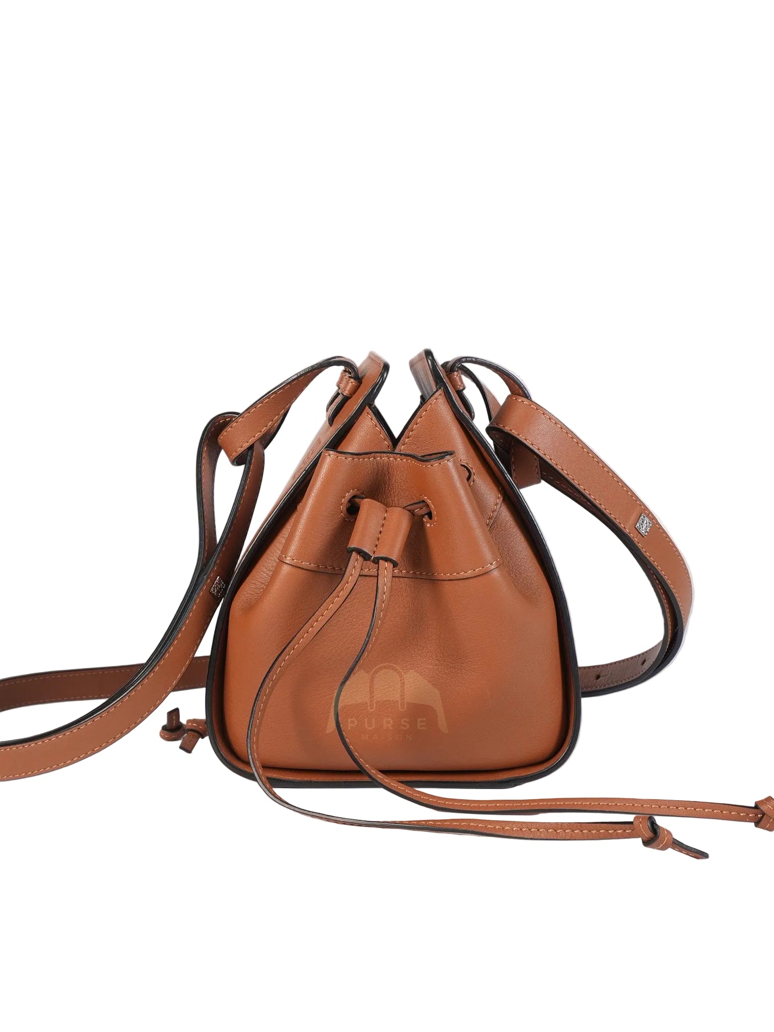Hammock Mini in Tan Calfskin Leather Crossbody Bag | Purse Maison Luxury Bags Shop