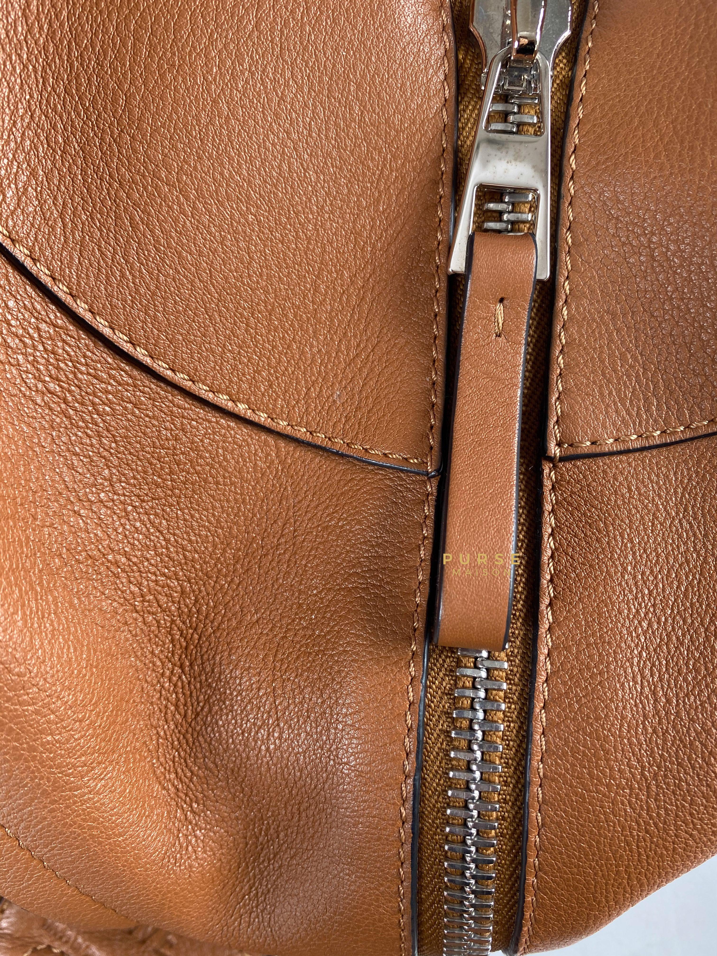 Loewe Large Hammock Bag Brown Soft Grained Calfskin | Purse Maison Luxury Bags Shop