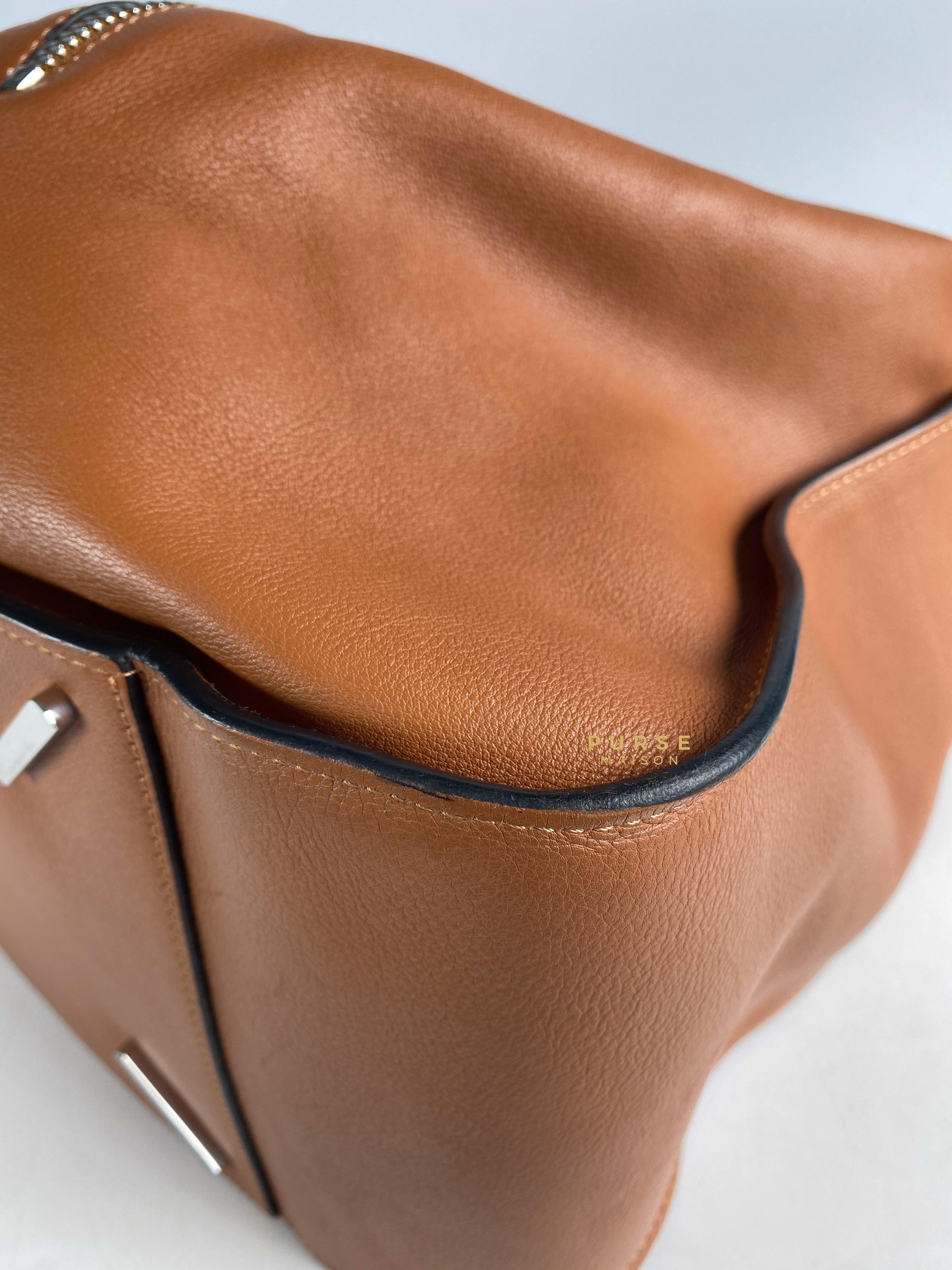 Loewe Large Hammock Bag Brown Soft Grained Calfskin | Purse Maison Luxury Bags Shop