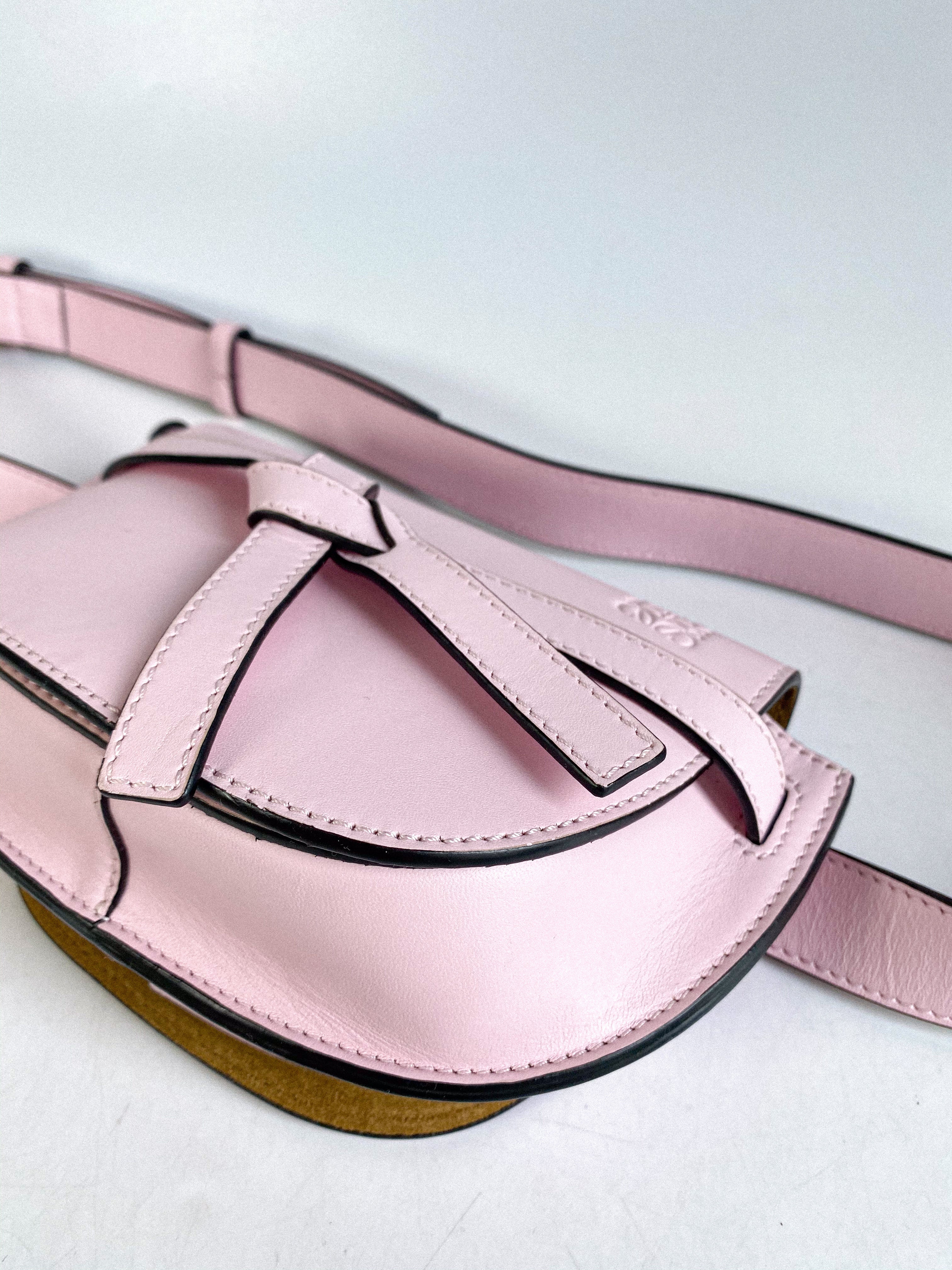 Loewe Mini Gate Bumbag Icy Pink