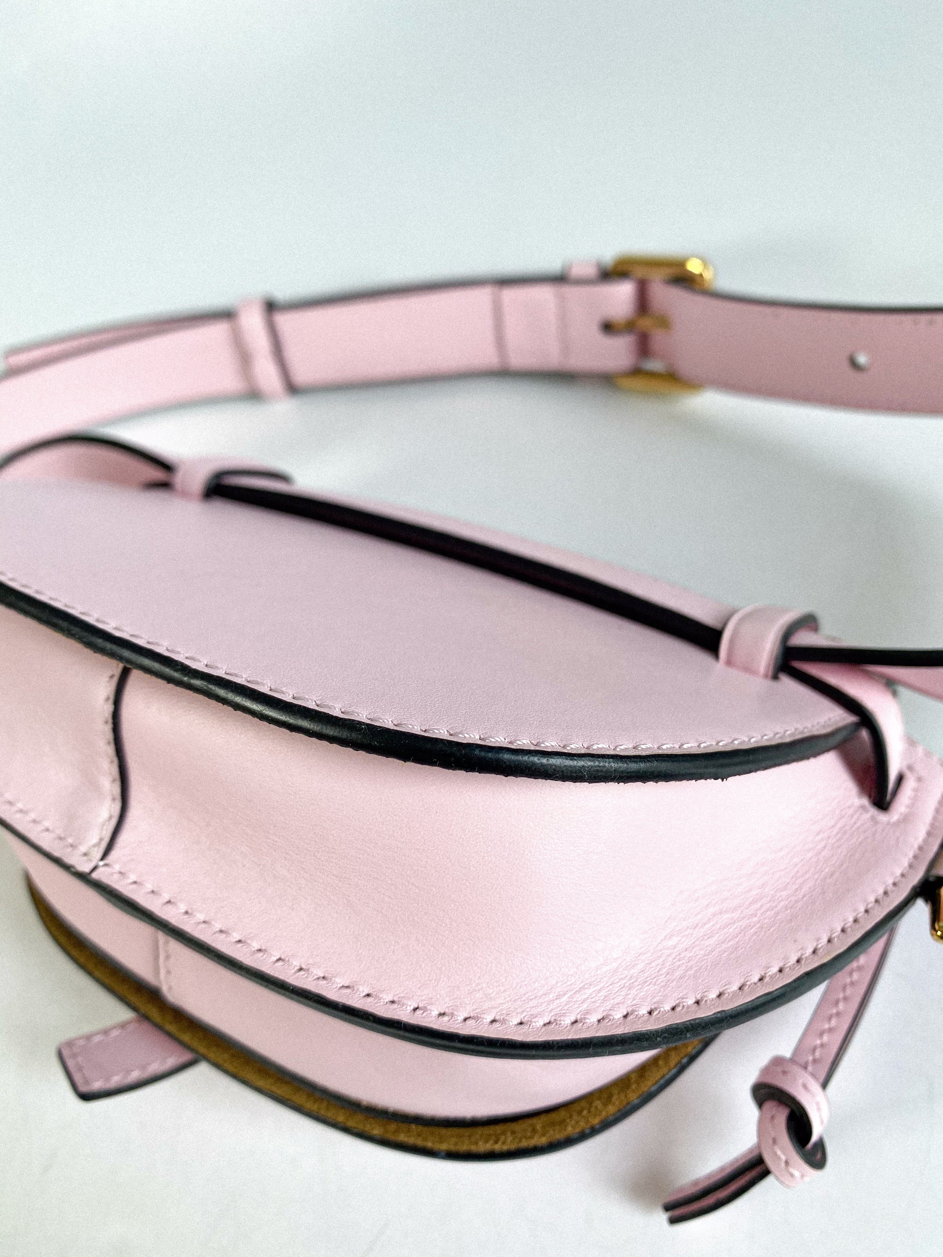 Loewe Mini Gate Bumbag Icy Pink