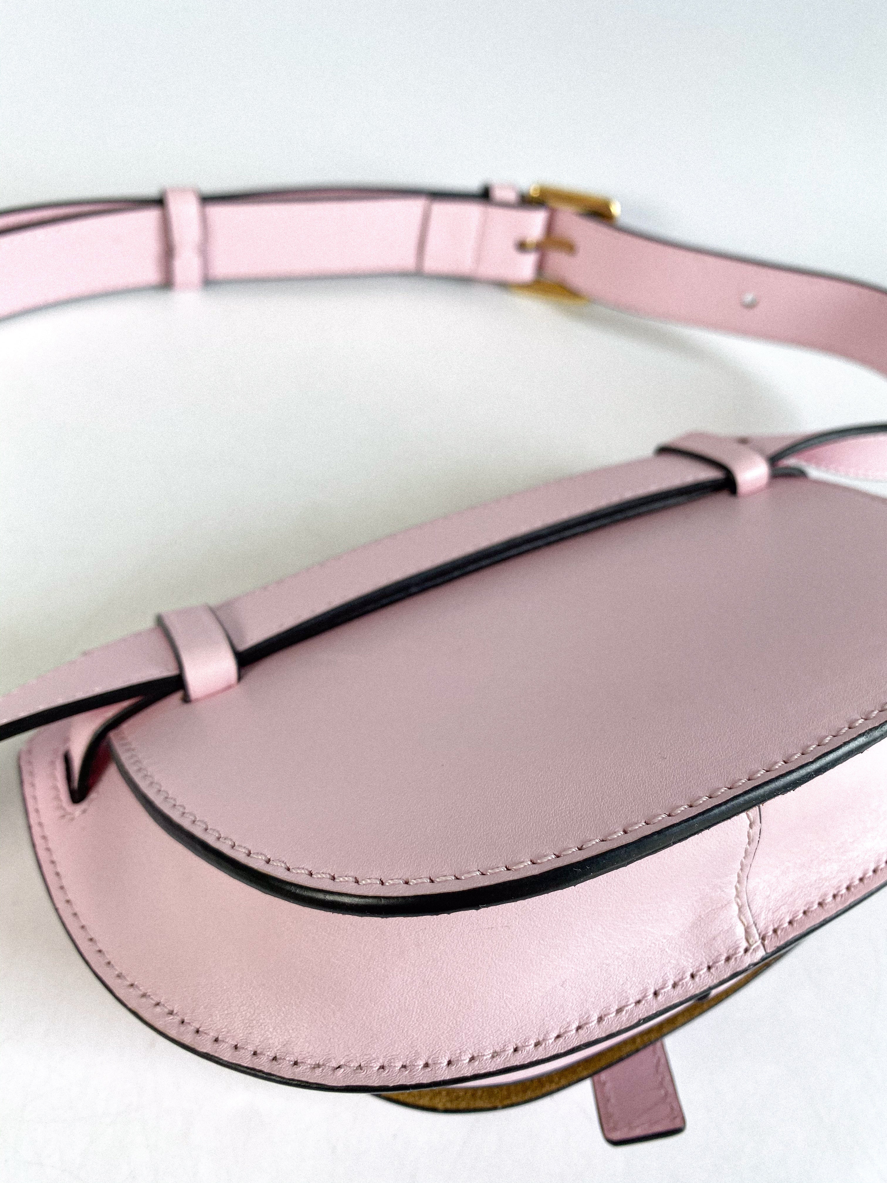 Loewe Mini Gate Bumbag Icy Pink