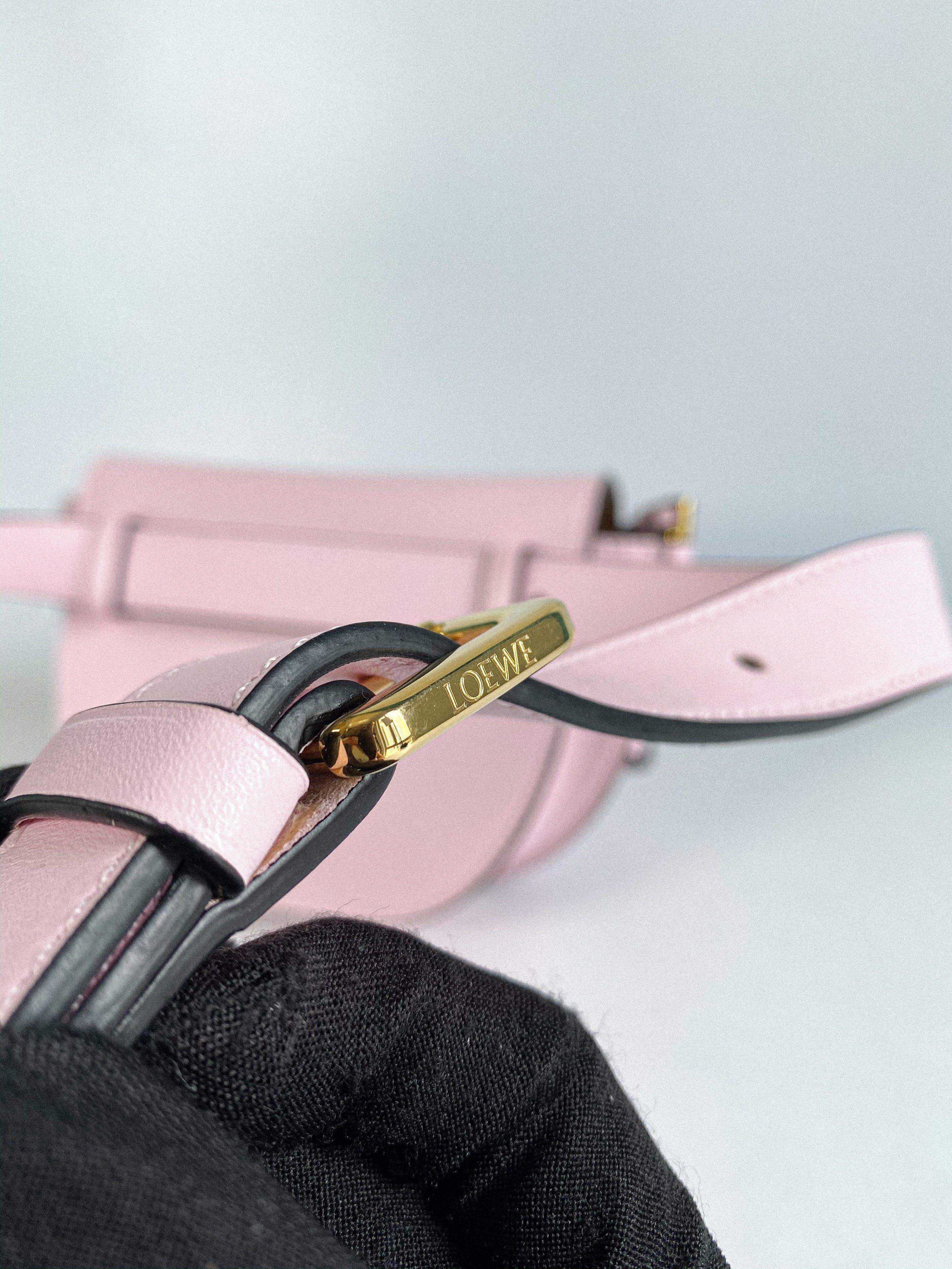 Loewe Mini Gate Bumbag Icy Pink