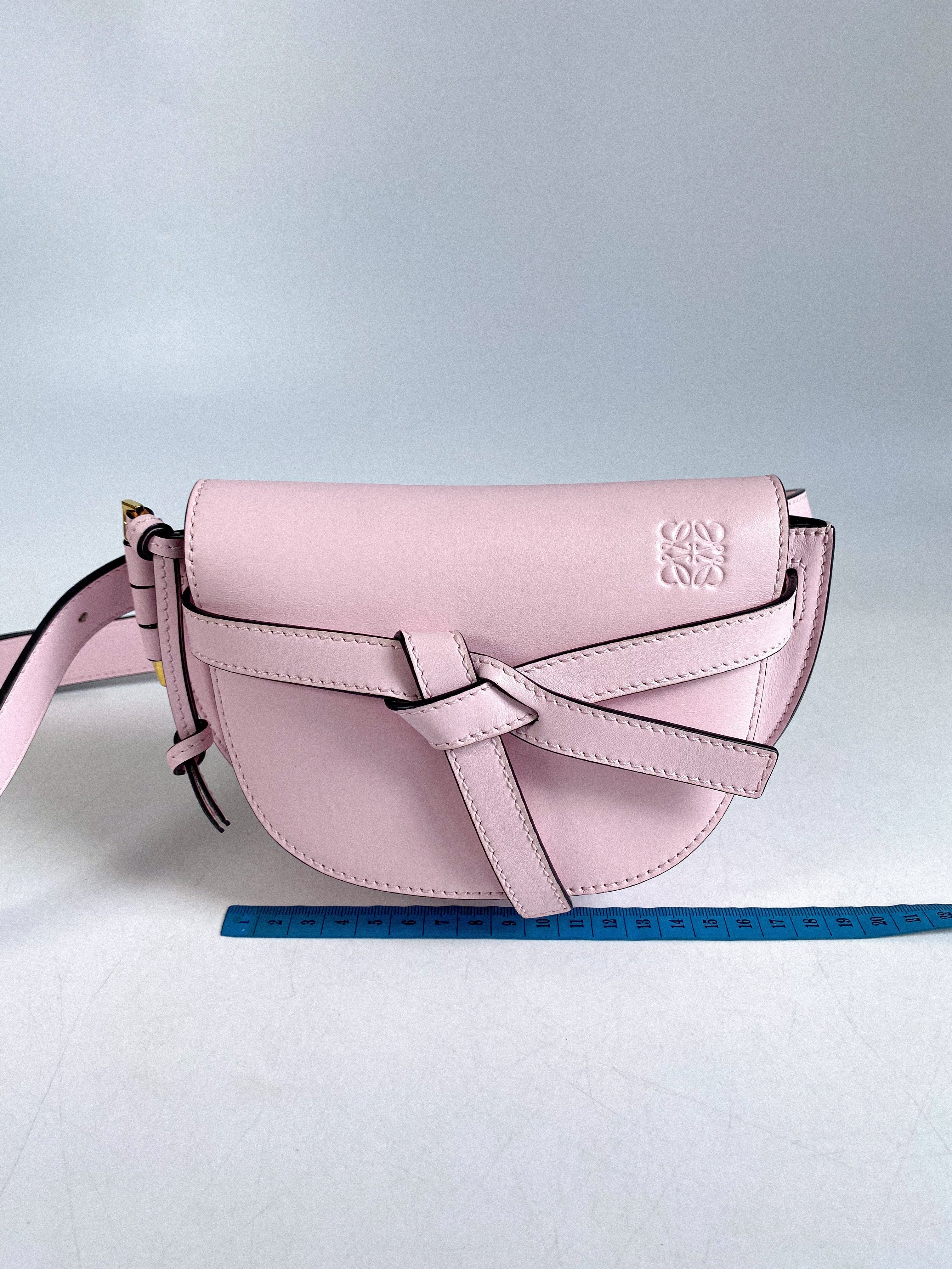 Loewe Mini Gate Bumbag Icy Pink