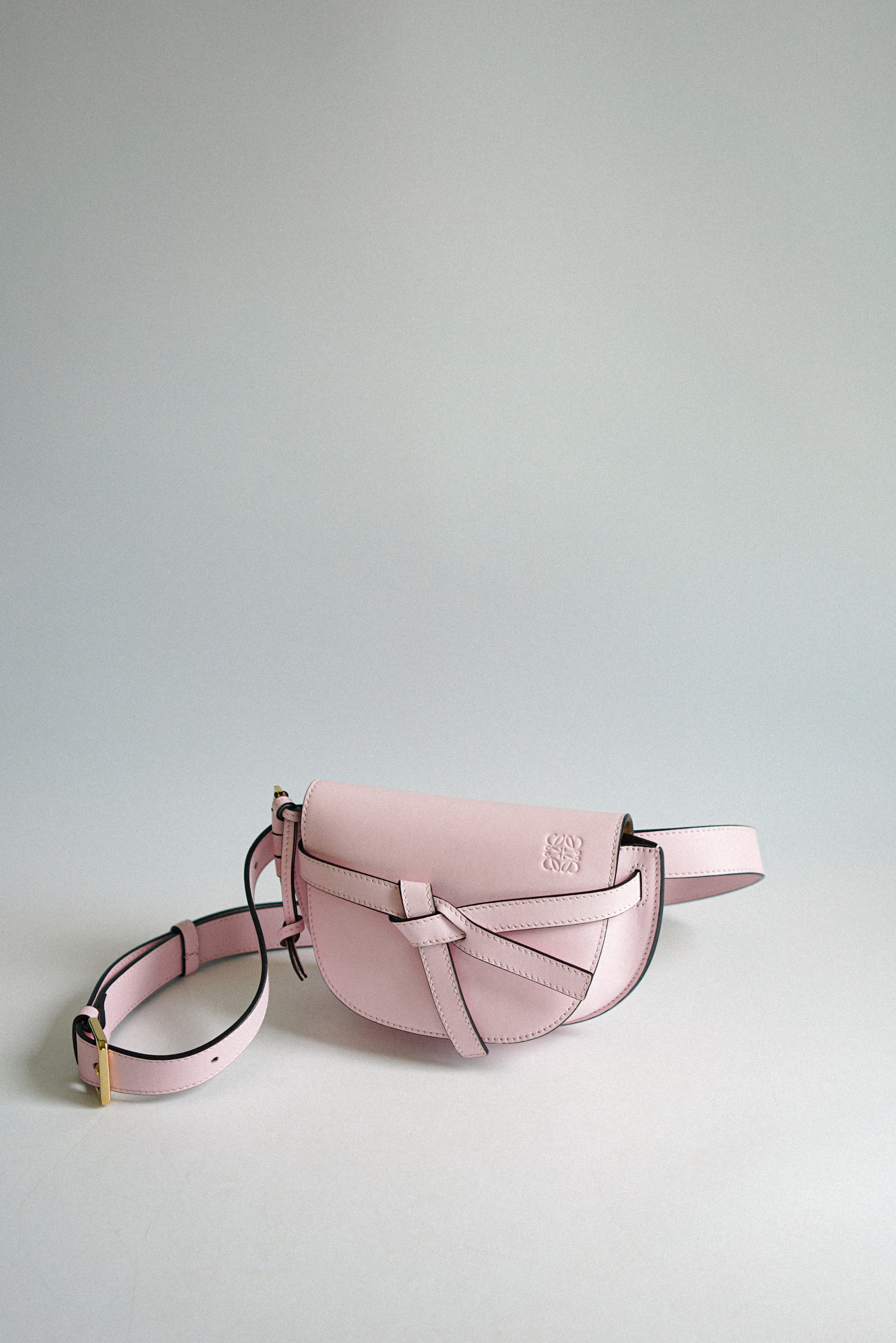 Loewe Mini Gate Bumbag Icy Pink