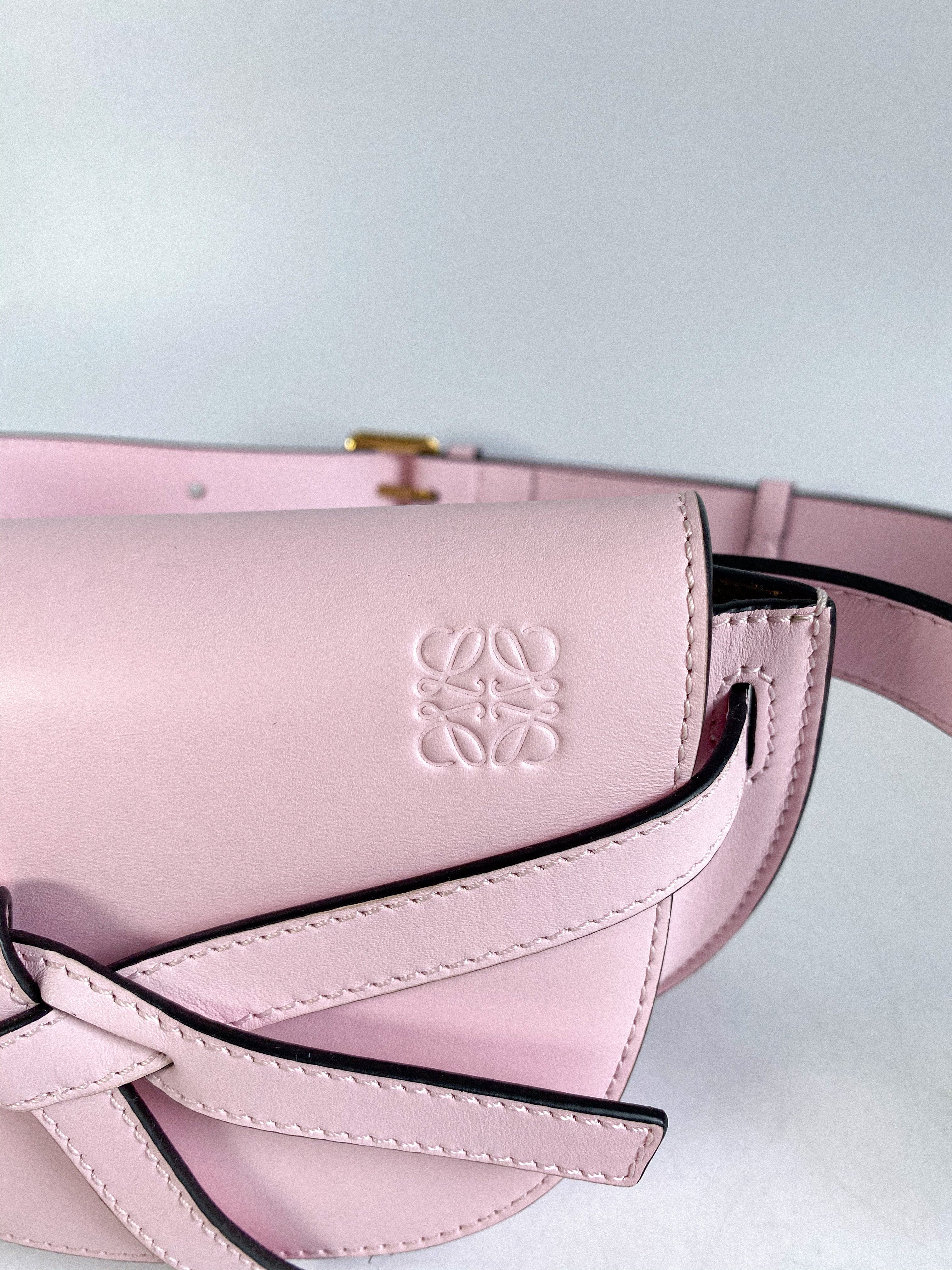 Loewe Mini Gate Bumbag Icy Pink
