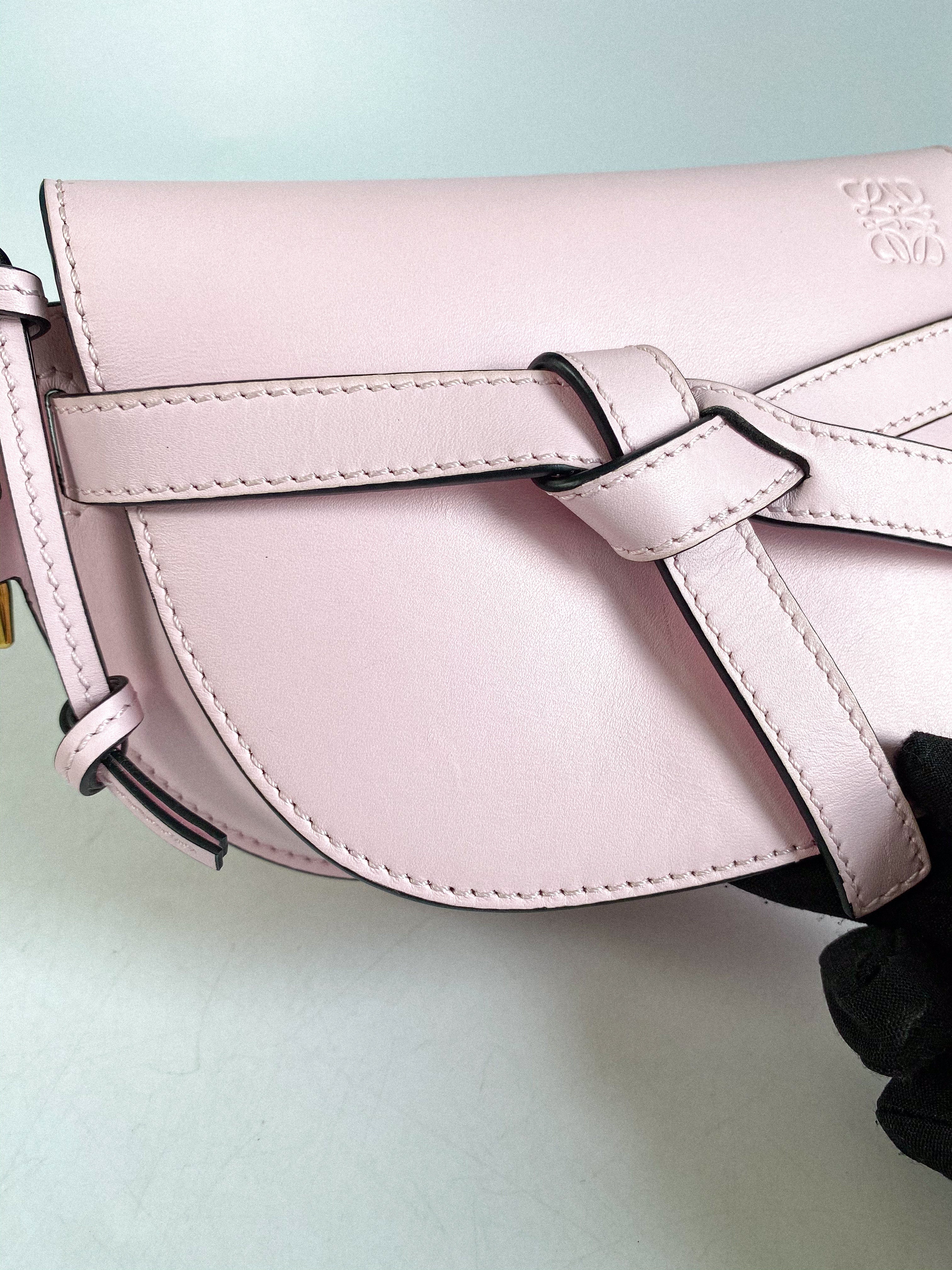 Loewe Mini Gate Bumbag Icy Pink