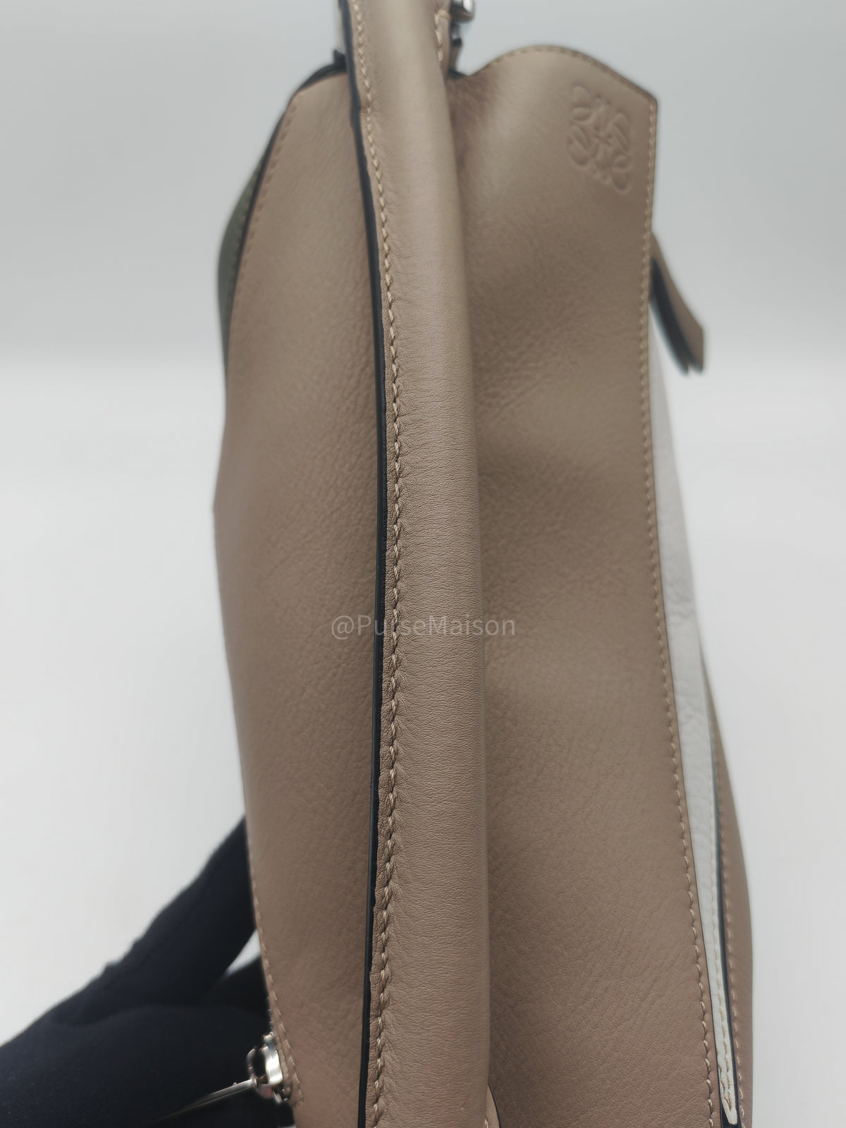Loewe Puzzle Bag Small in Tricolor Calfskin Leather and Silver Hardware | Purse Maison Luxury Bags Shop
