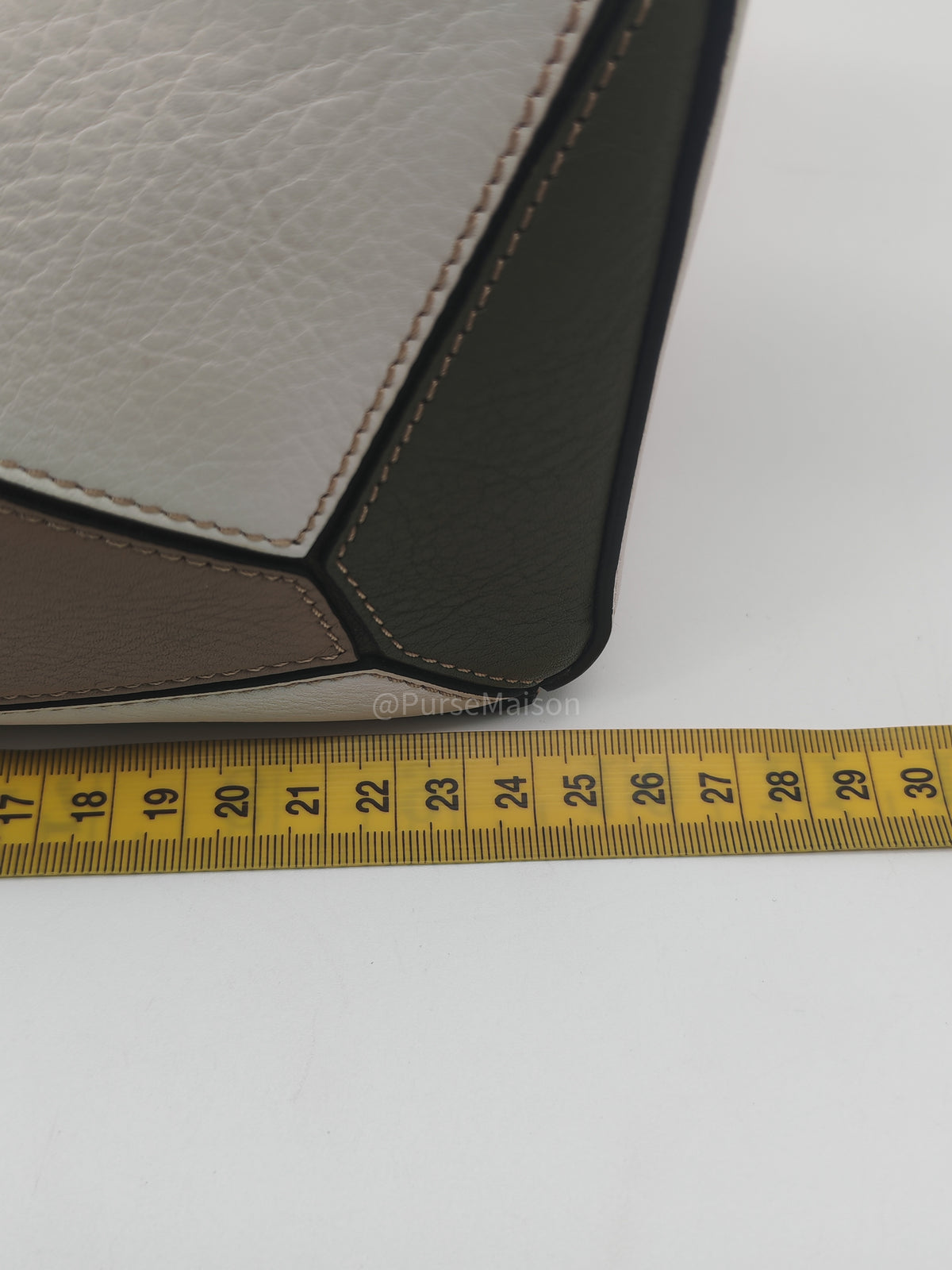 Loewe Puzzle Bag Small in Tricolor Calfskin Leather and Silver Hardware | Purse Maison Luxury Bags Shop