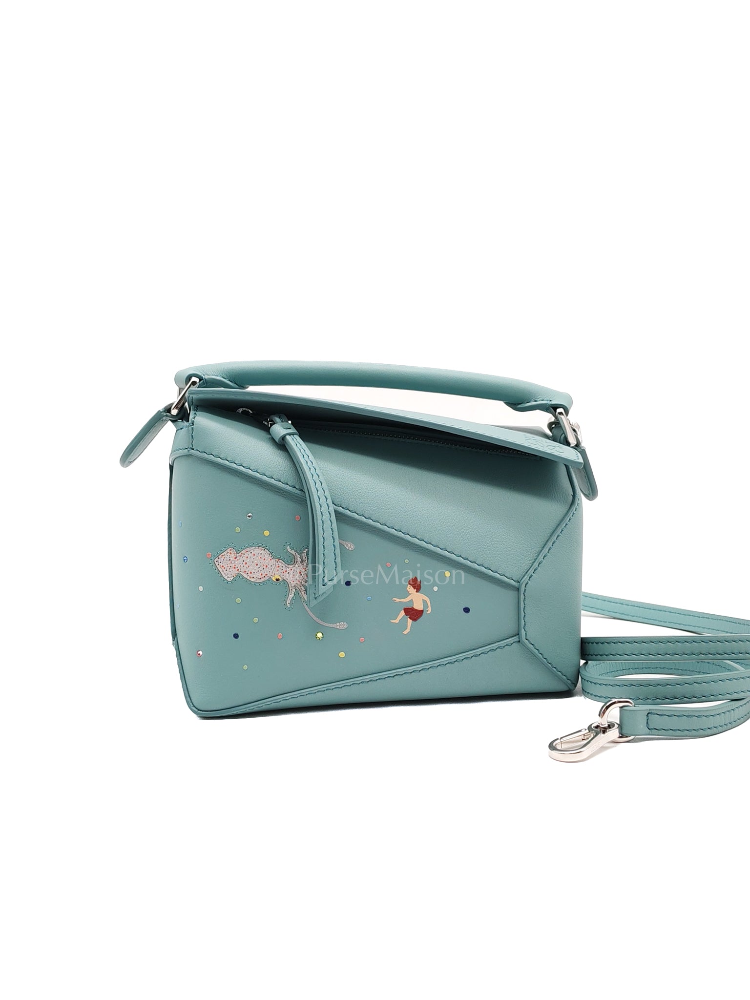 Loewe x Suna Fujita Puzzle Edge Squid Mini Crossbody Bag | Purse Maison Luxury Bags Shop