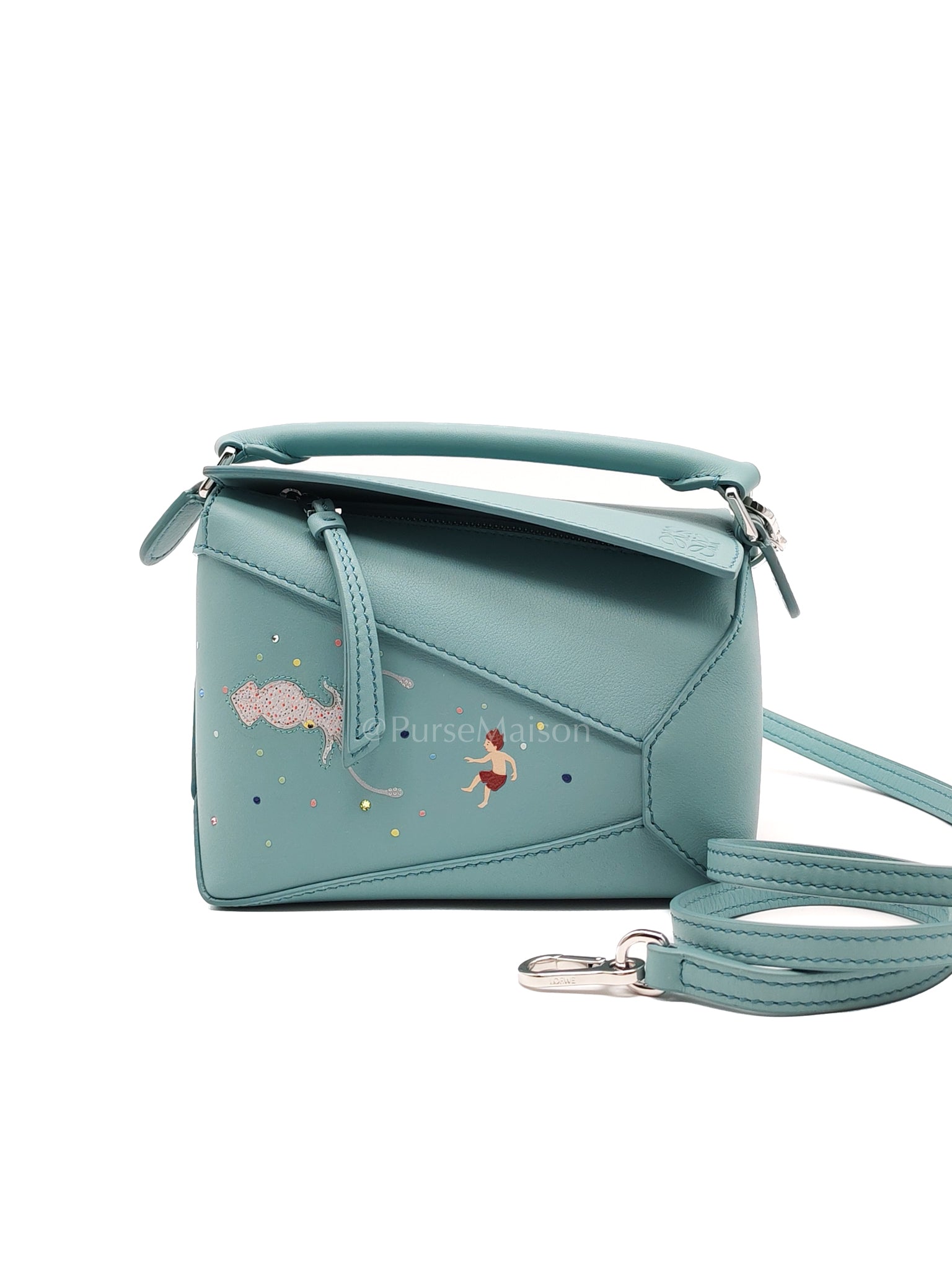 Loewe x Suna Fujita Puzzle Edge Squid Mini Crossbody Bag | Purse Maison Luxury Bags Shop