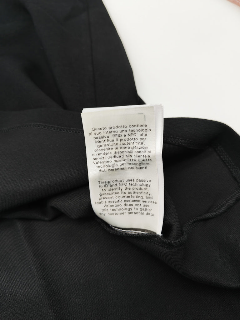 Logo T-shirt in Black Cotton Size Large | Purse Maison Luxury Bags Shop