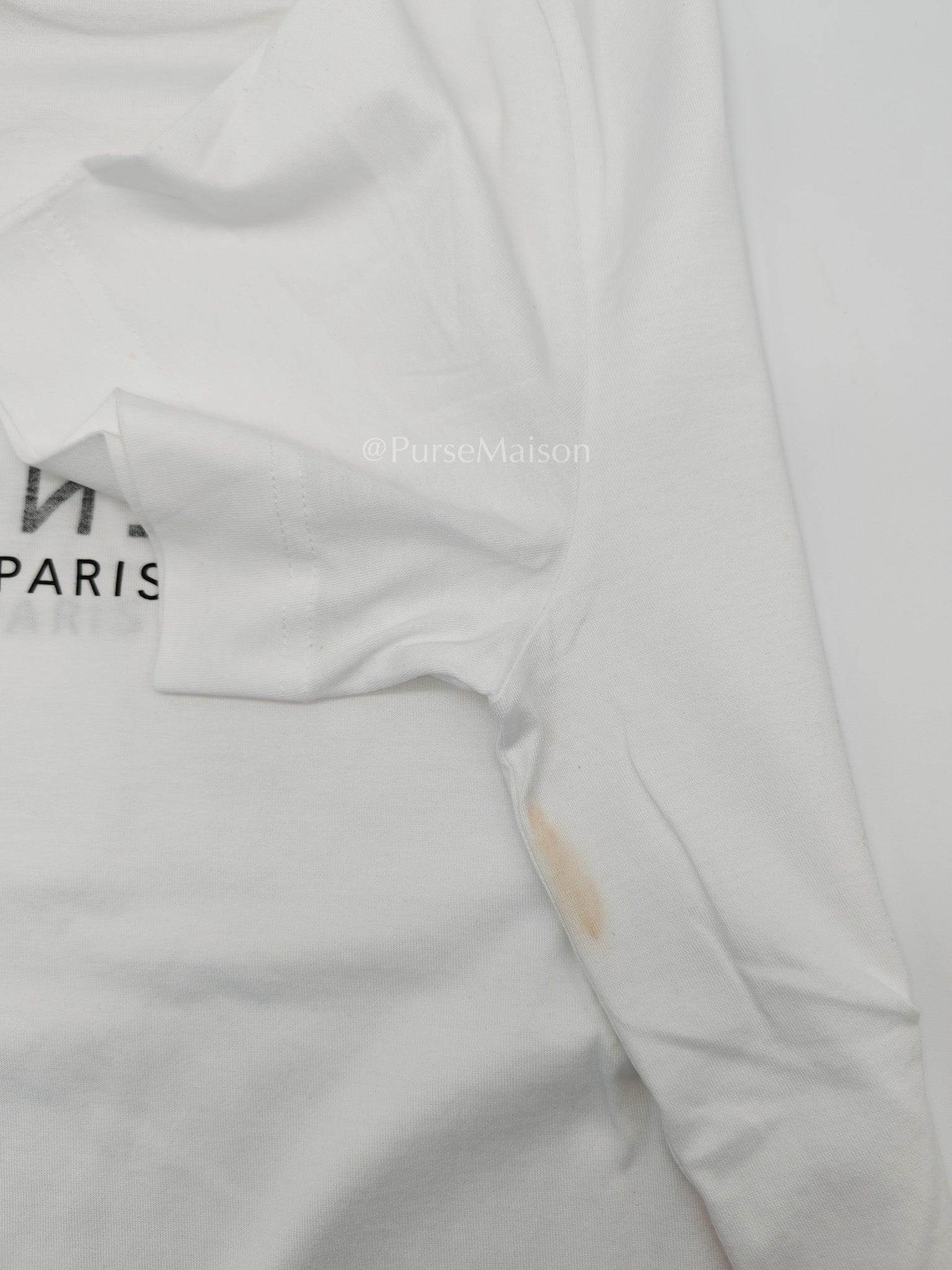 Logo White T-Shirt for Men Size XL | Purse Maison Luxury Bags Shop