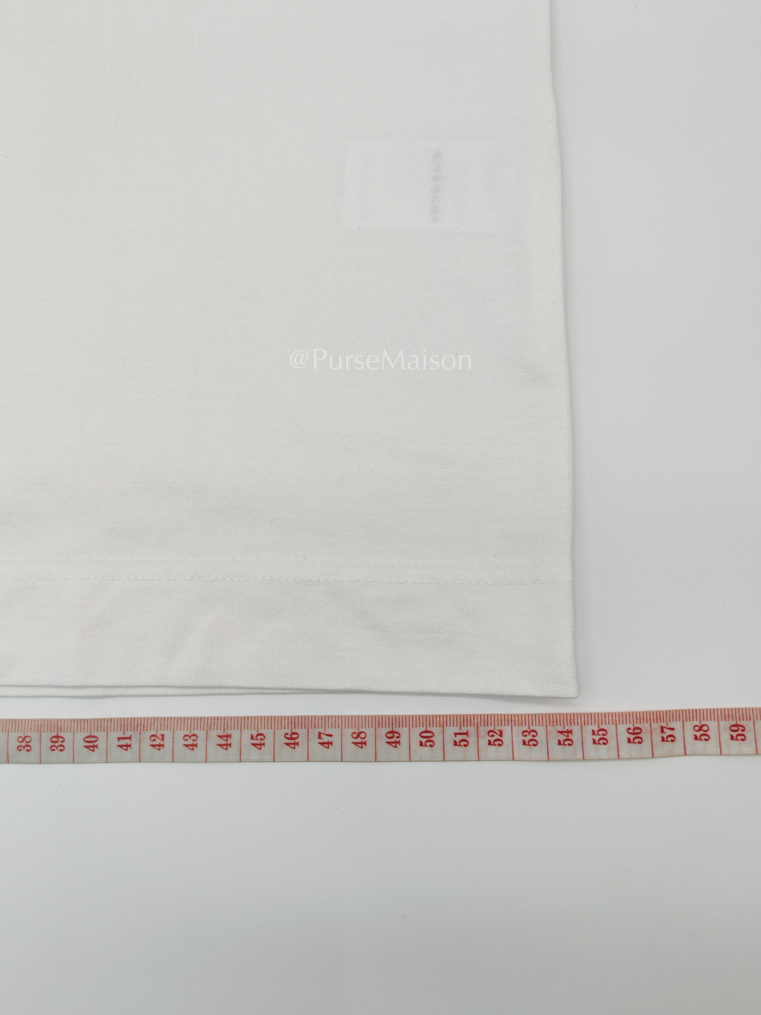 Logo White T-Shirt for Men Size XL | Purse Maison Luxury Bags Shop