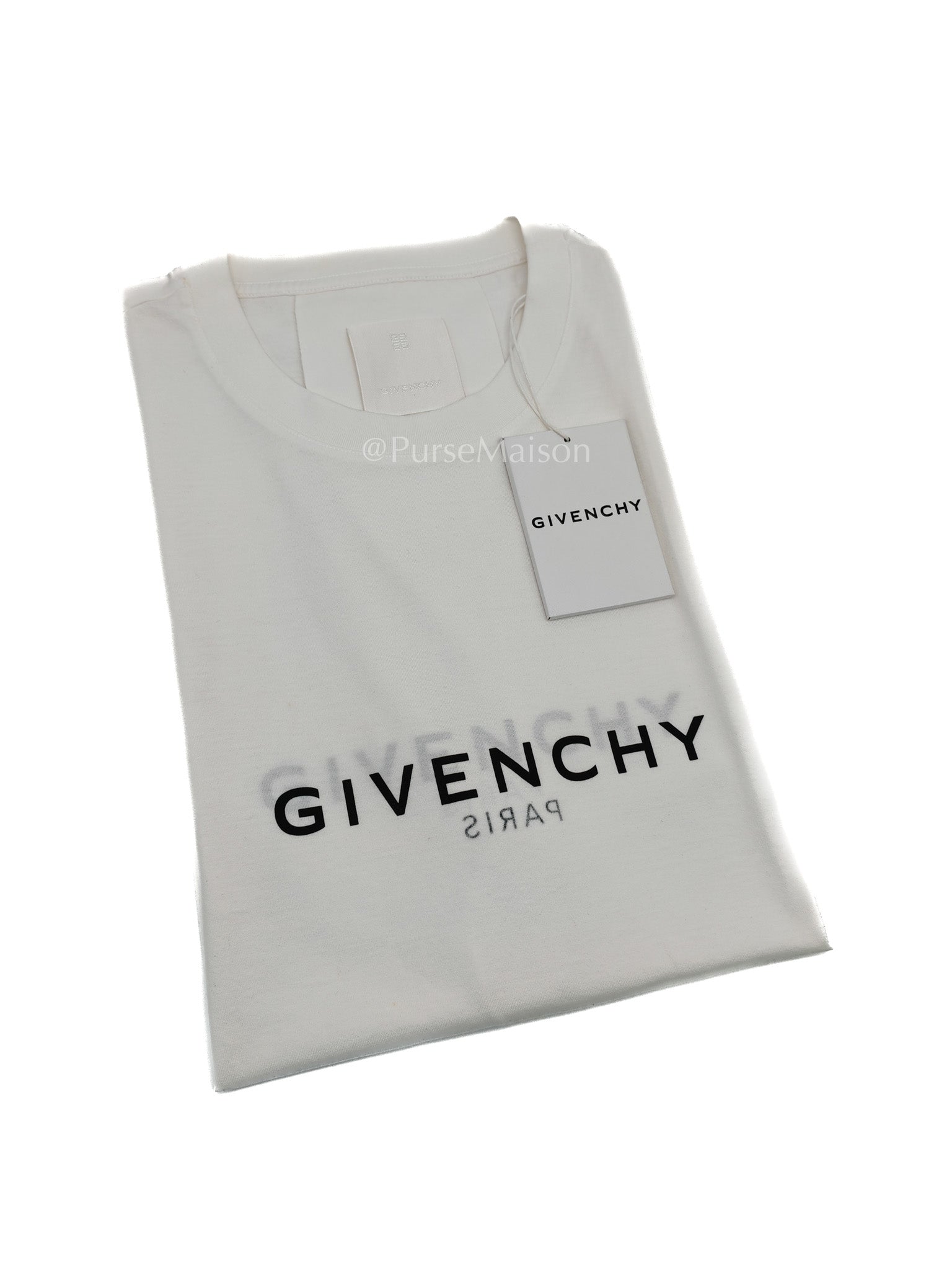 Logo White T-Shirt for Men Size XL | Purse Maison Luxury Bags Shop