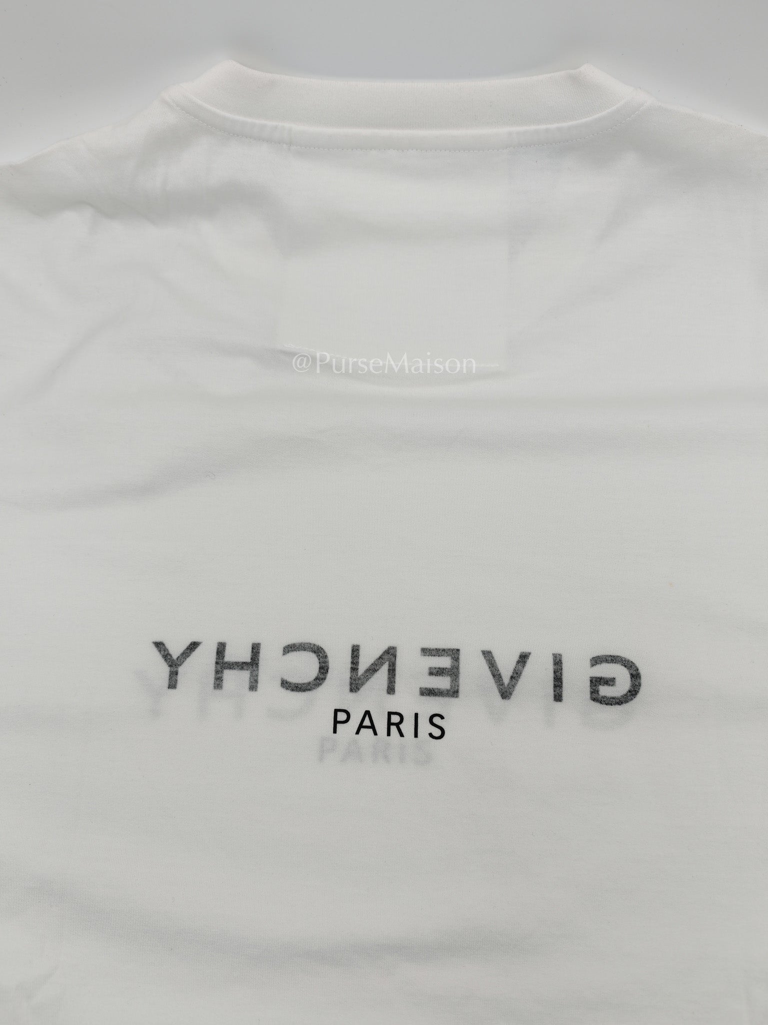 Logo White T-Shirt for Men Size XL | Purse Maison Luxury Bags Shop