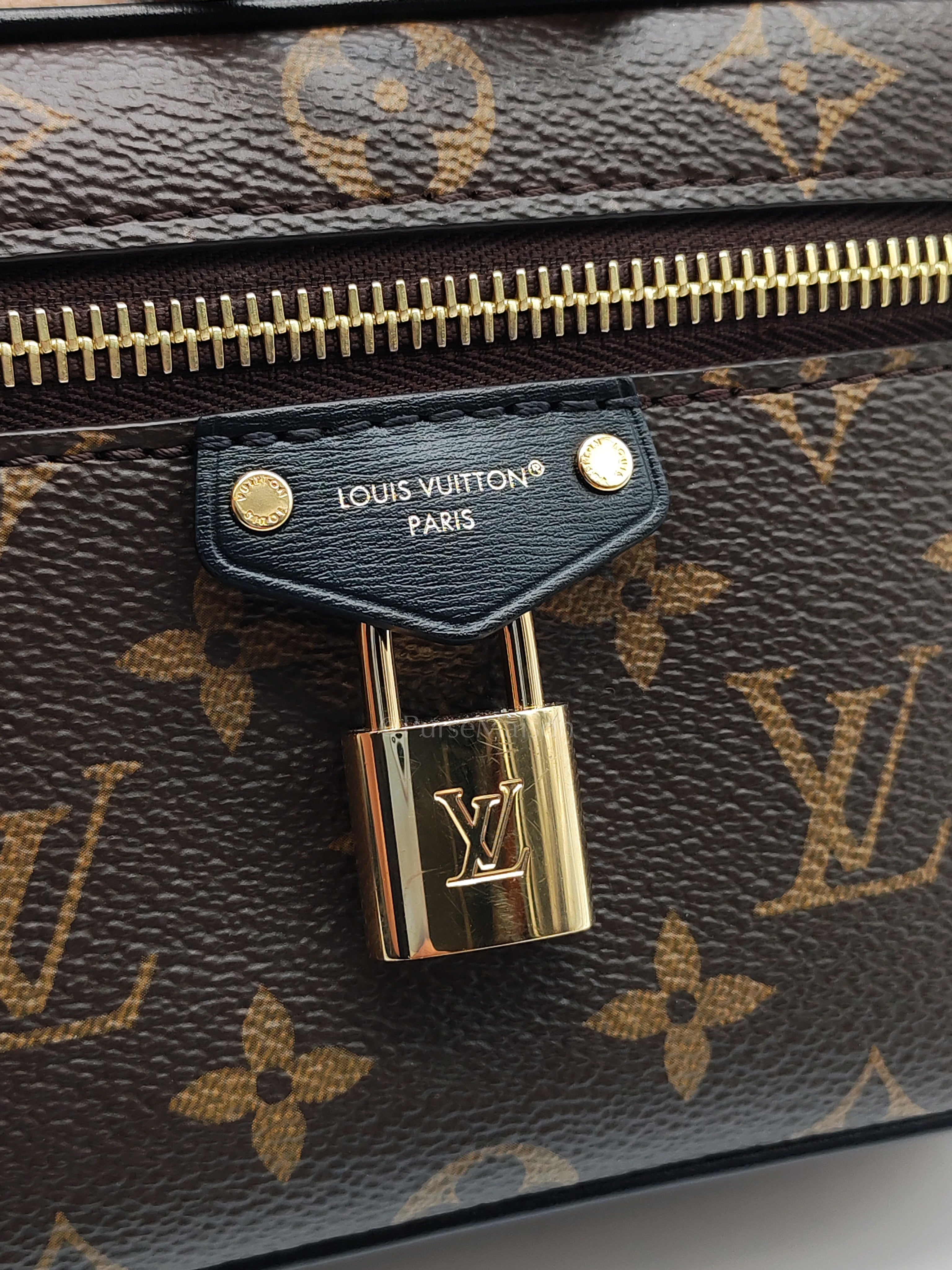 Long Vanity Chain Pouch in Reverse Monogram Canvas Shoulder Bag (Microchip) | Purse Maison Luxury Bags Shop