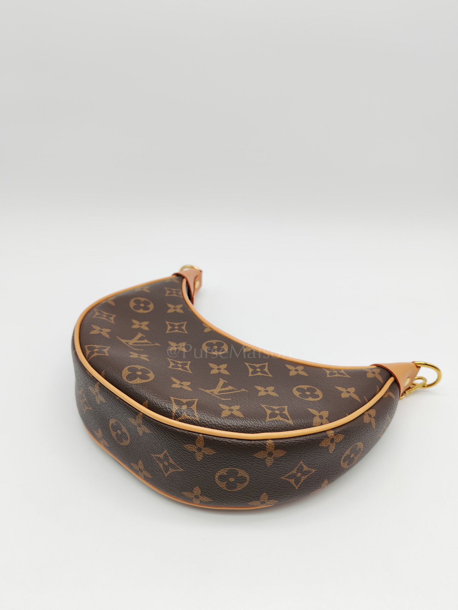 Loop Handbag in Monogram Canvas & Gold Hardware Microchip | Purse Maison Luxury Bags Shop