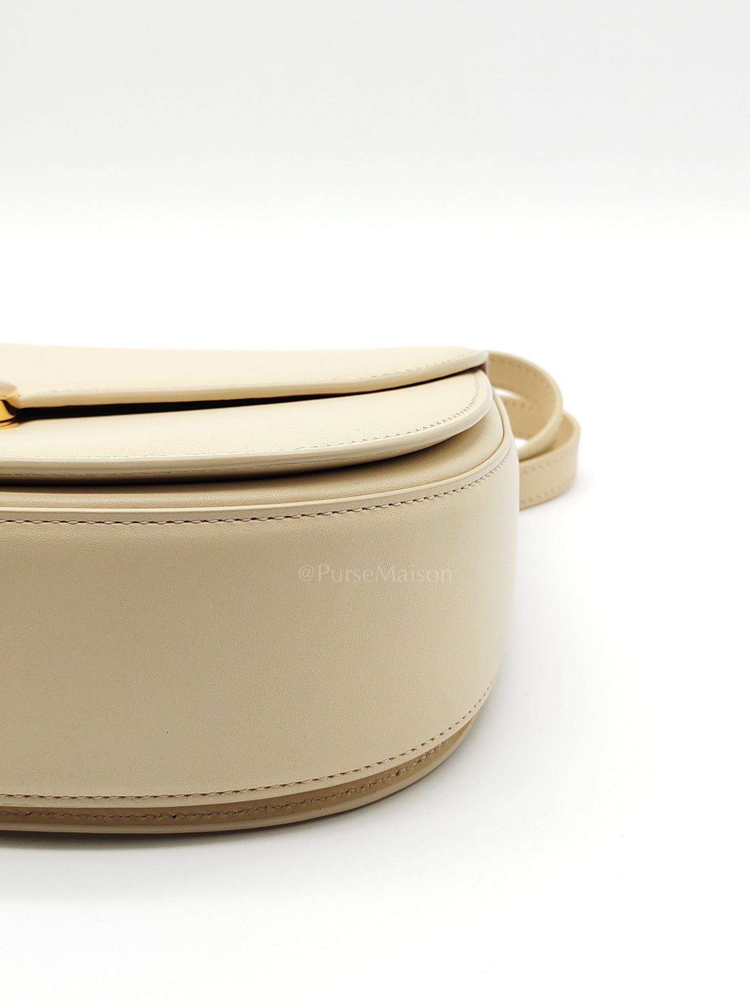 Loro Piana Bag Off White in Saddle Leather Crossbody Bag | Purse Maison Luxury Bags Shop
